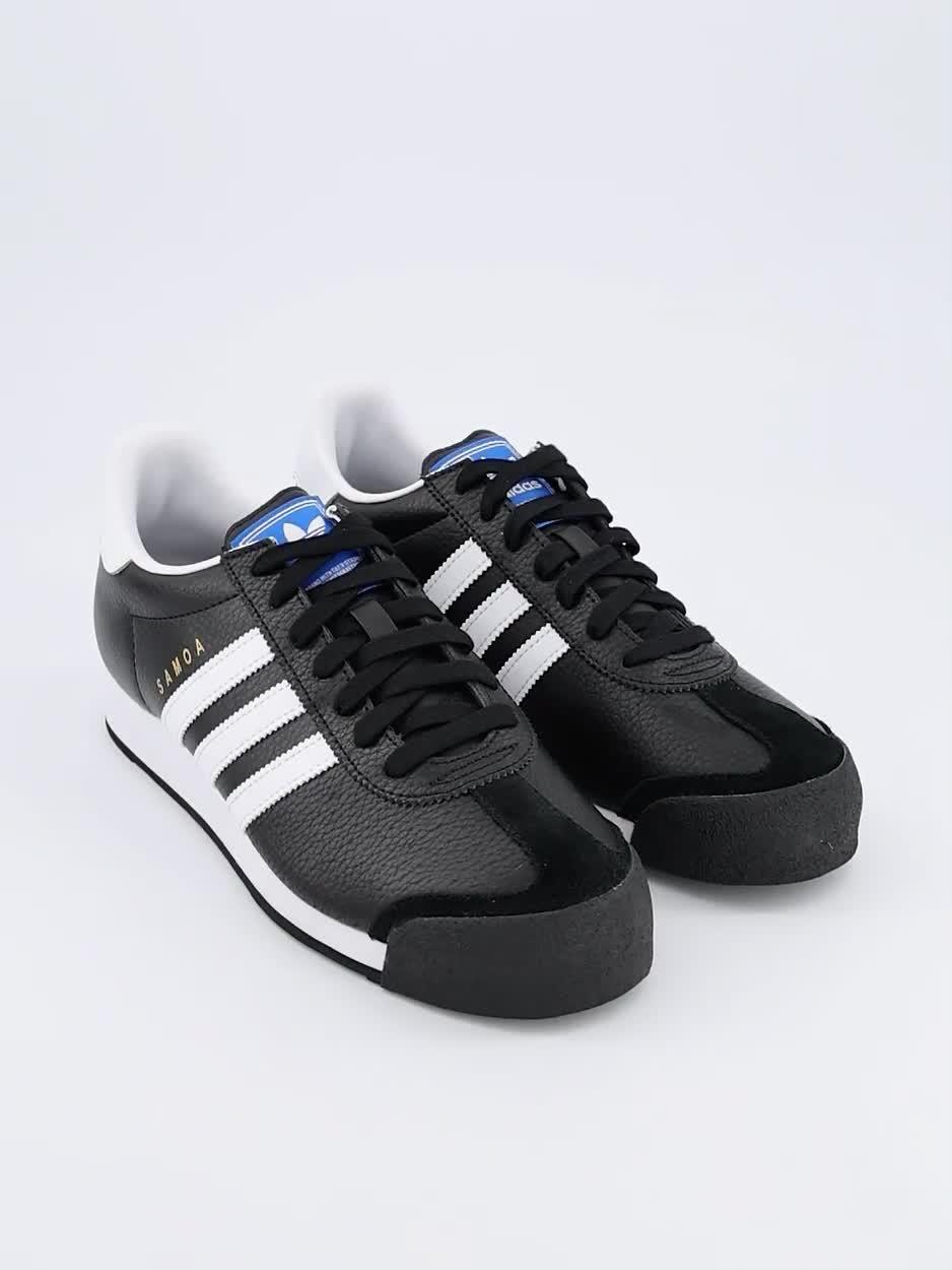adidas Originals Men's Samoa Trainer Black/White Very