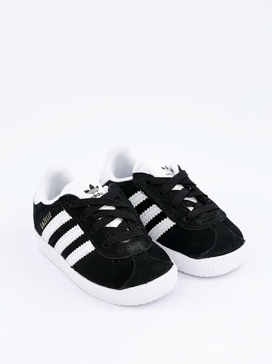 adidas Originals Unisex Infant Gazelle Elastic Trainers Black