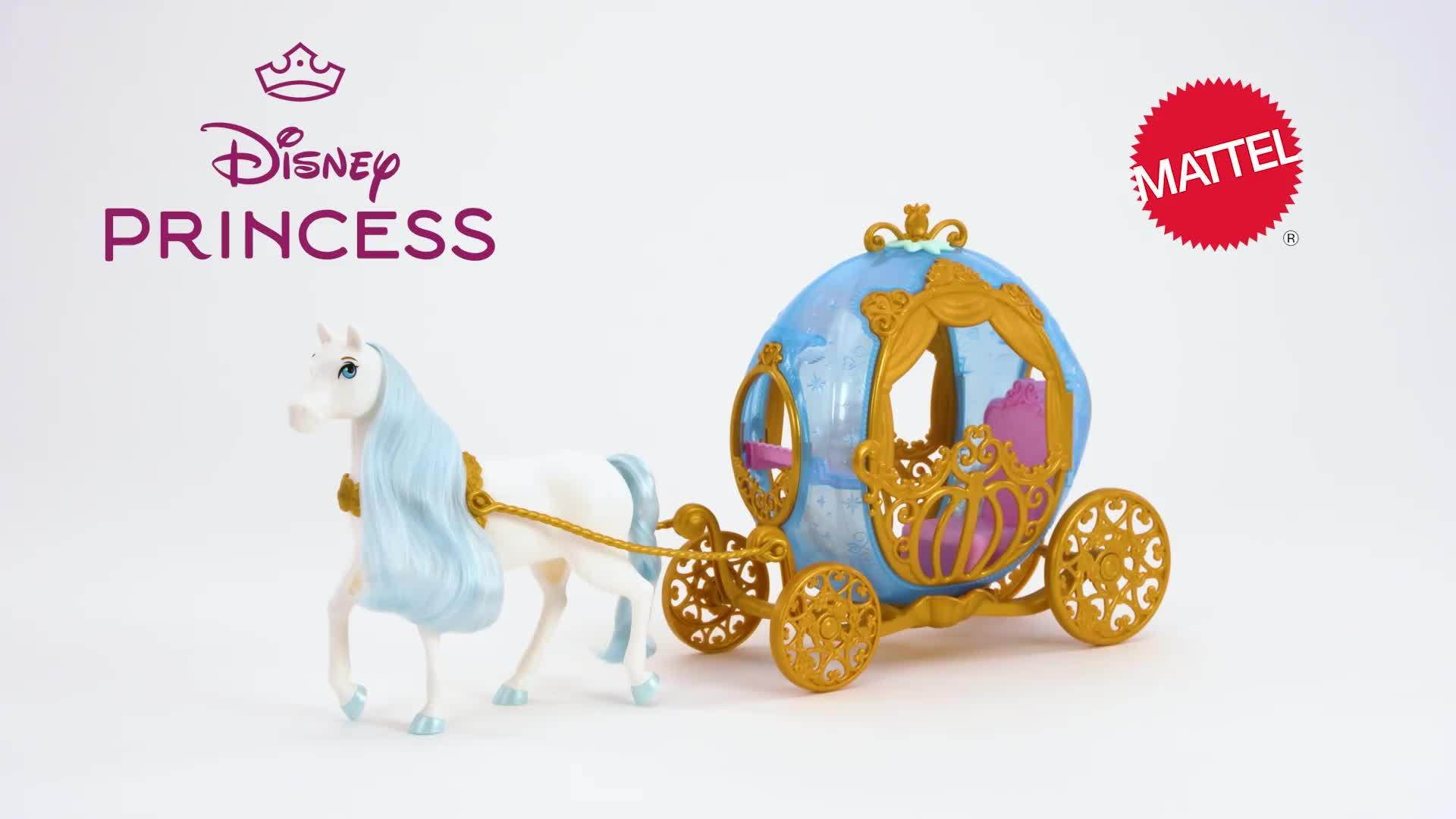 Disney Princess Cinderella s Rolling Carriage Horse with Brushable Mane Tail Very