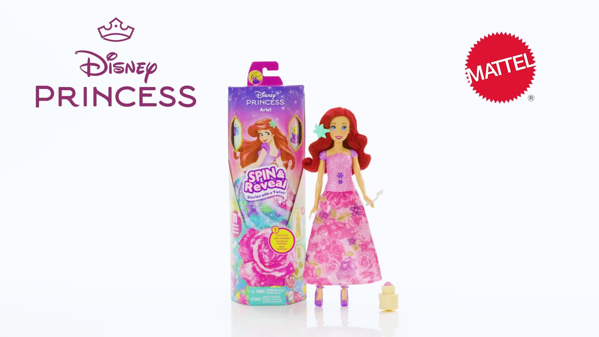 Image thumbnail 8 of 8 of Disney Princess Spin &amp; Reveal Rapunzel Fashion Doll &amp; Accessories with 11 Surprises