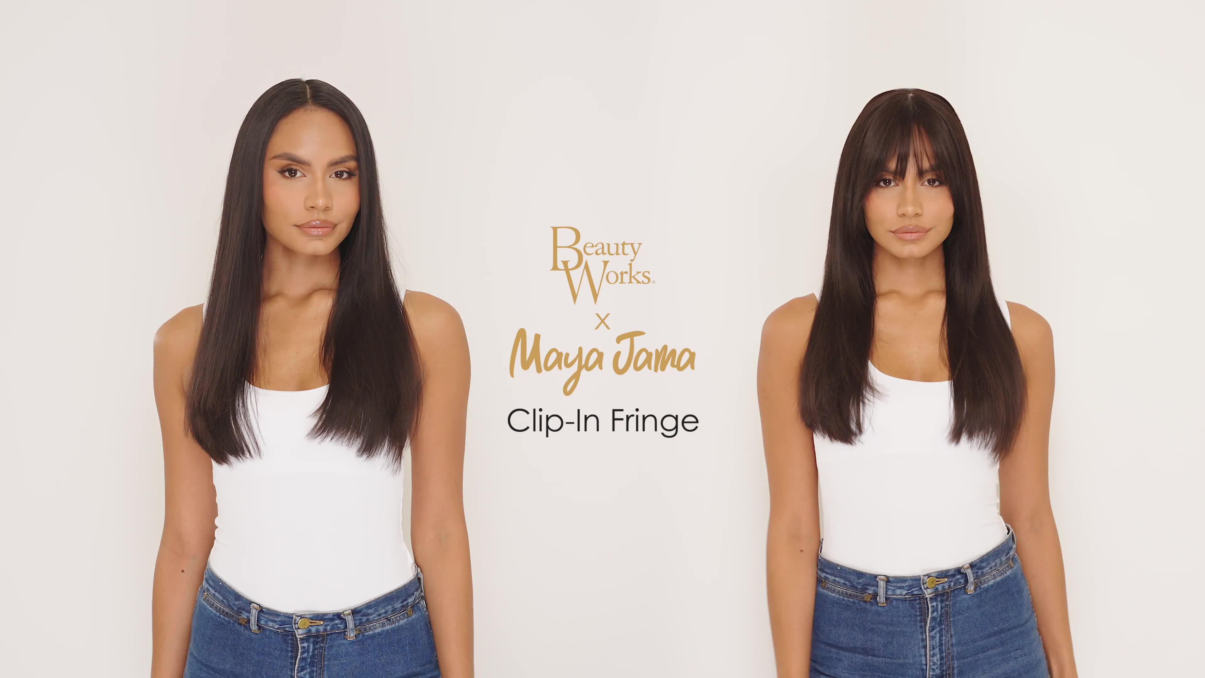 Image thumbnail 8 of 8 of Beauty Works Maya Jama Clip-in Fringe Hair Extension