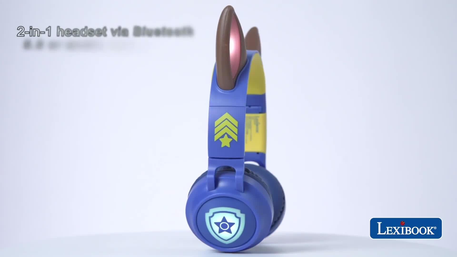 Image thumbnail 7 of 7 of Disney Princess Light Up 3D Bluetooth Headphones