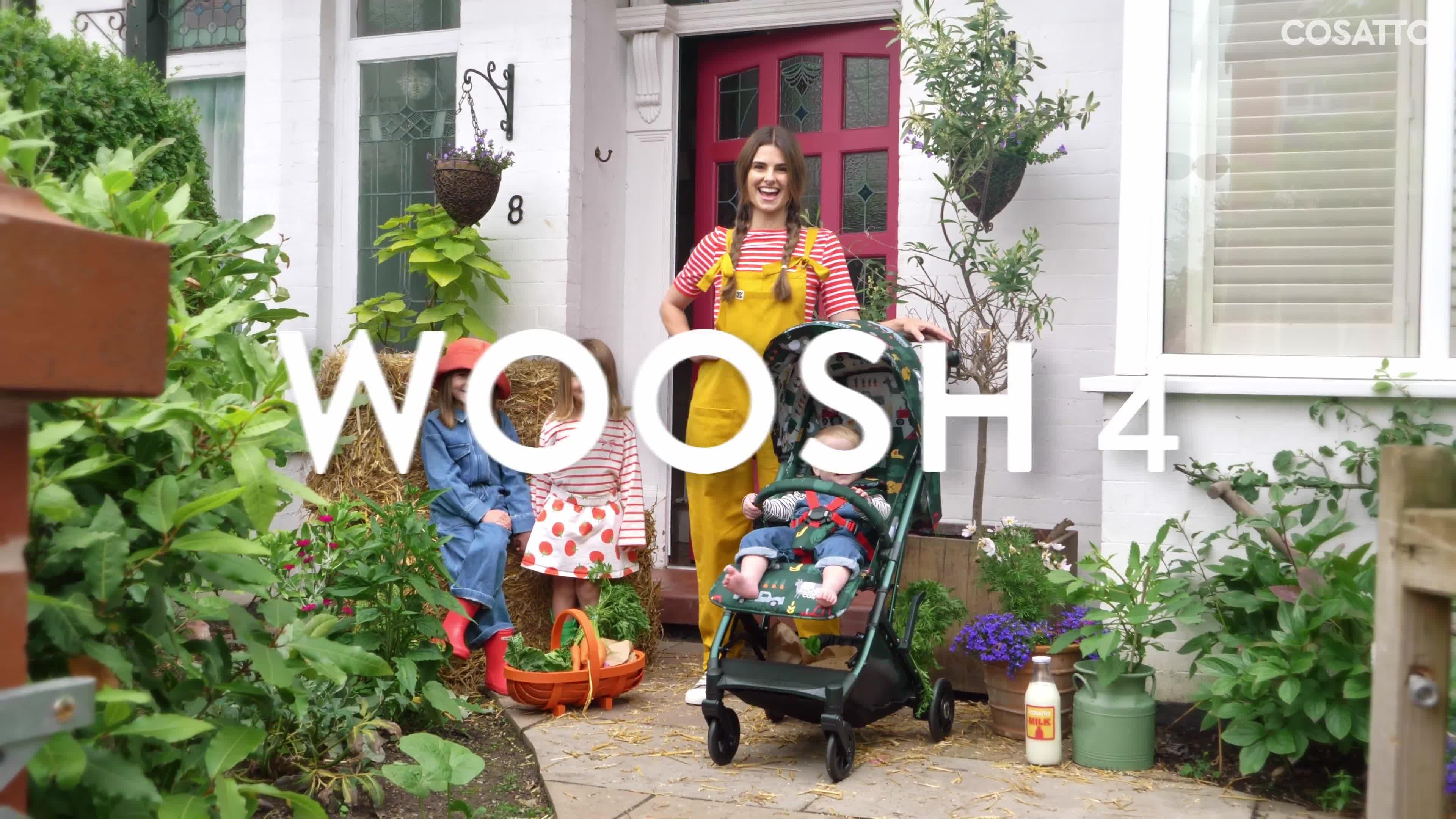 Image thumbnail 8 of 8 of Cosatto Woosh 4 Compact Fold Stroller - Diggin Dinos