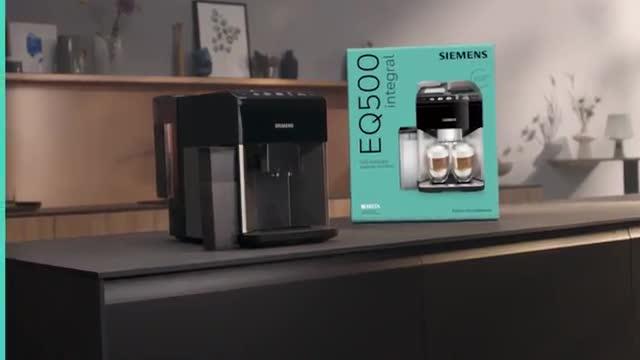 Image thumbnail 8 of 8 of Siemens TQ513GB1 EQ500 Bean to Cup Fully Automatic Freestanding Coffee Machine - Silver &amp; Black