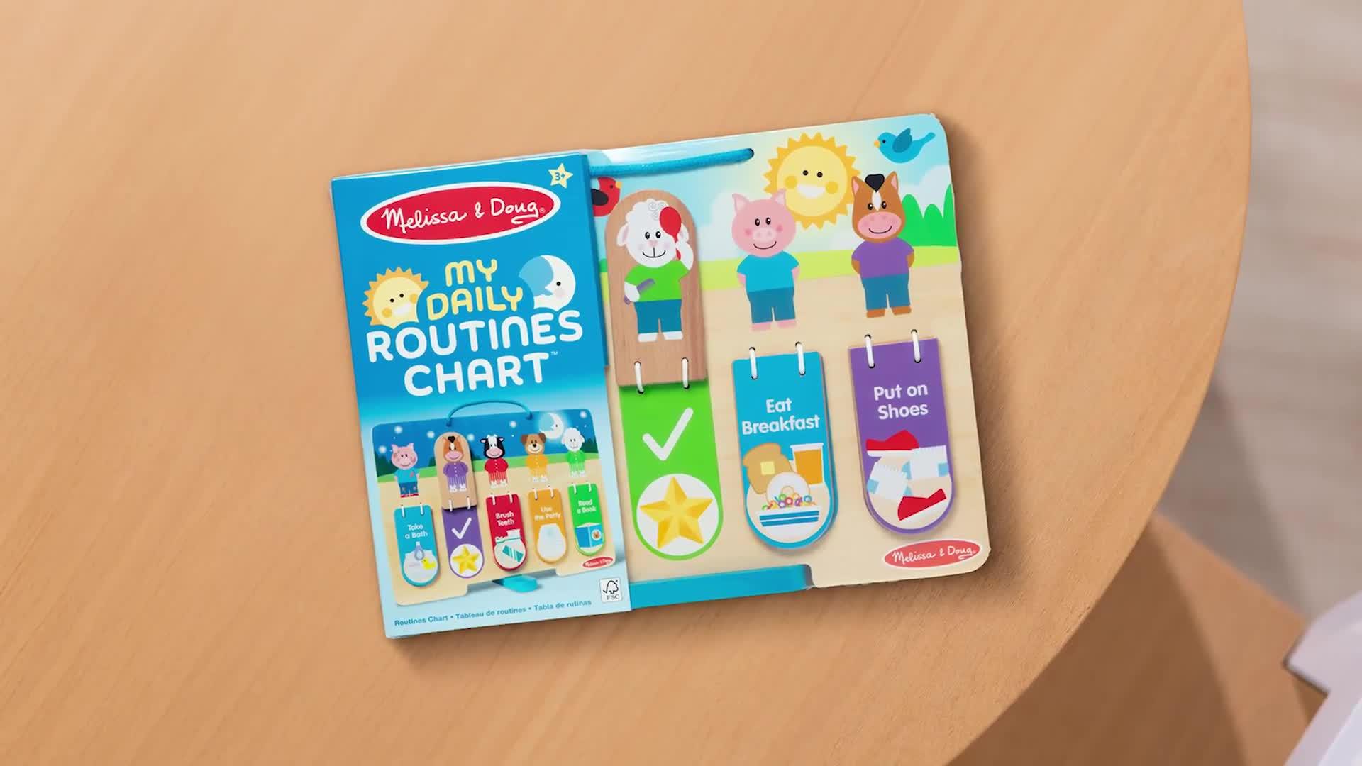 Image thumbnail 8 of 8 of Melissa & Doug Daily Routines Chart