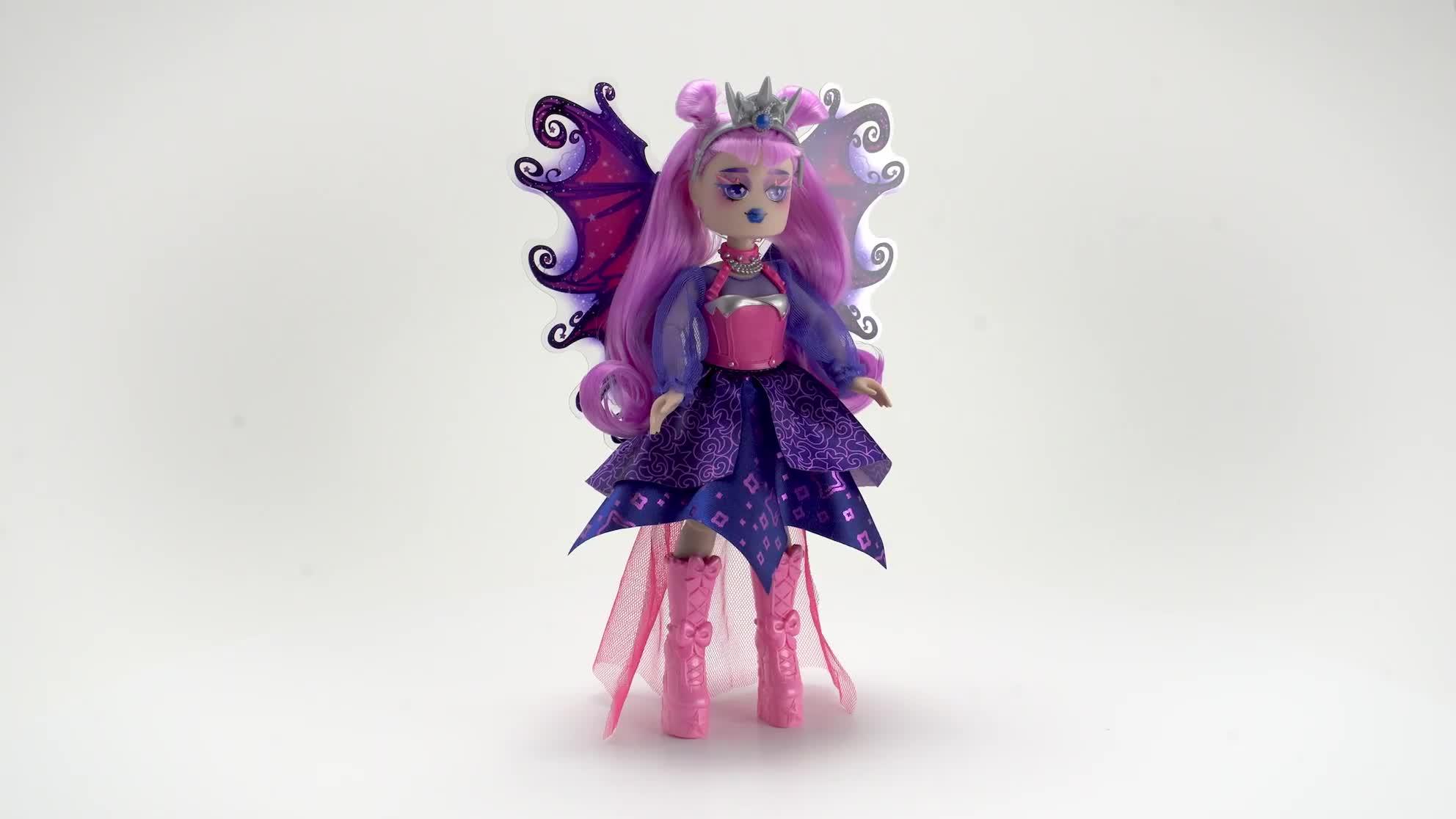 Image thumbnail 8 of 8 of Royale High 9" Avrilla the Dark Fairy Fashion Doll - Fairy Journal, Comb, and Virtual Item Code Included