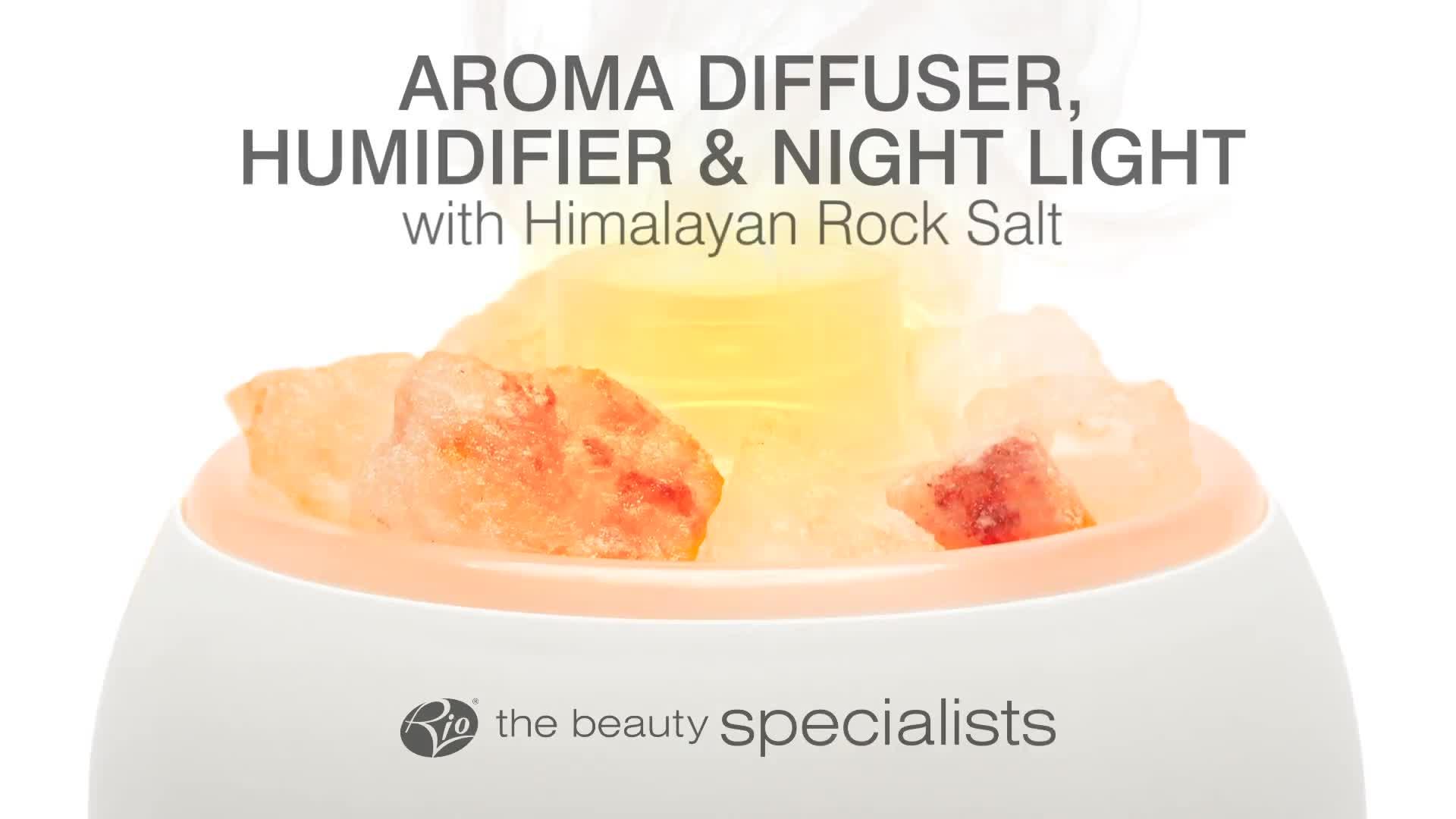 Image thumbnail 8 of 8 of Rio Aroma Diffuser, Humidifier &amp; Night Light with Himalayan Rock Salt