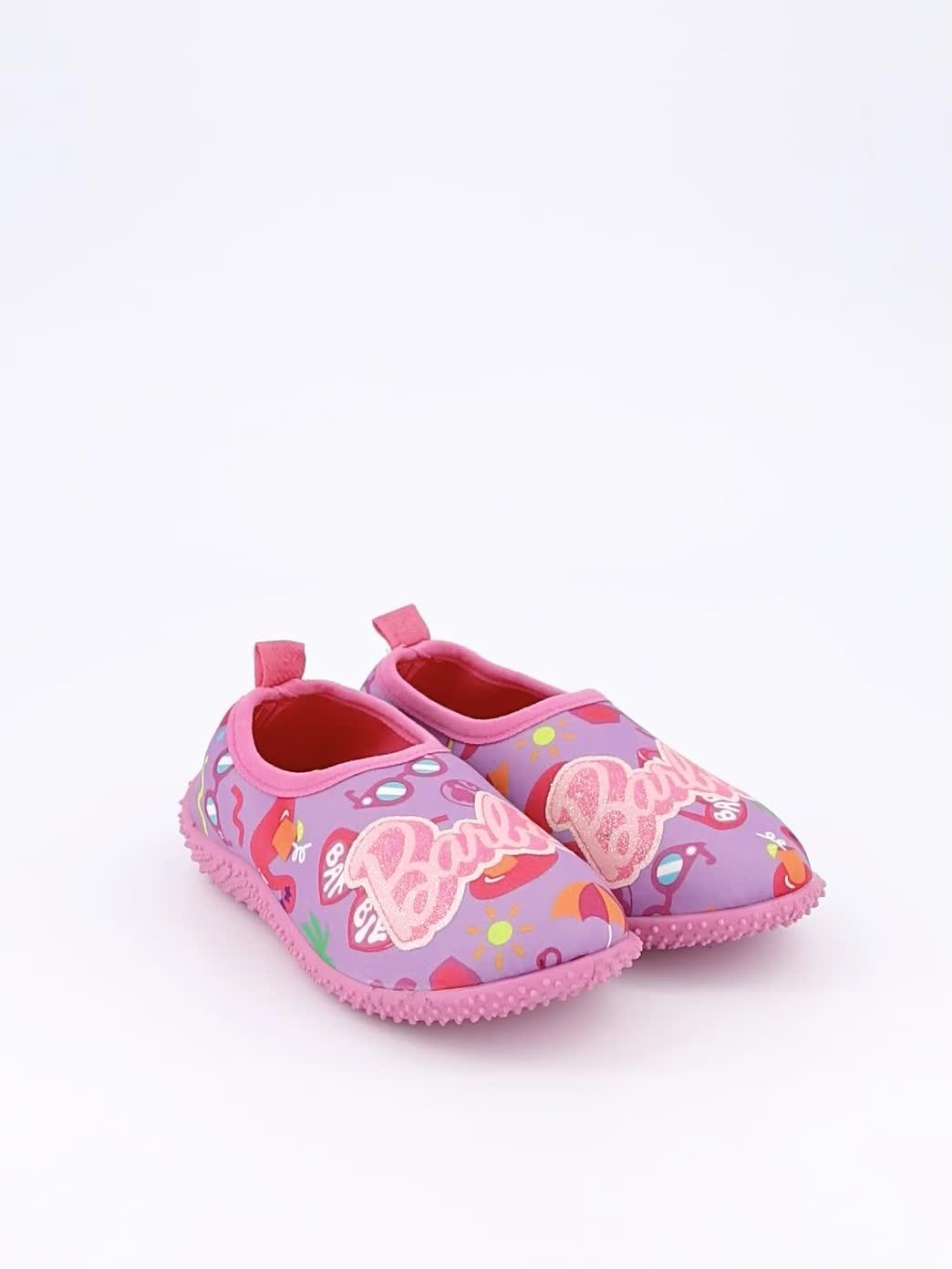 Image thumbnail 6 of 6 of Barbie All Over Print Water Shoes