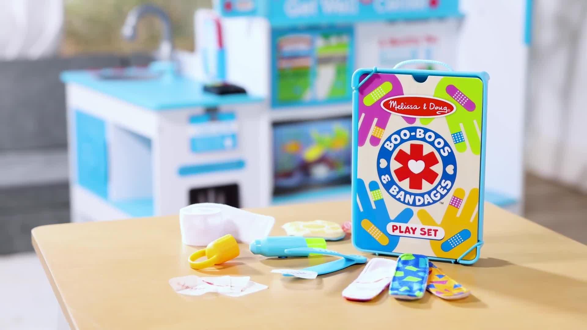 Image thumbnail 5 of 5 of Melissa & Doug Boo-Boos & Bandages Reusable Play Set