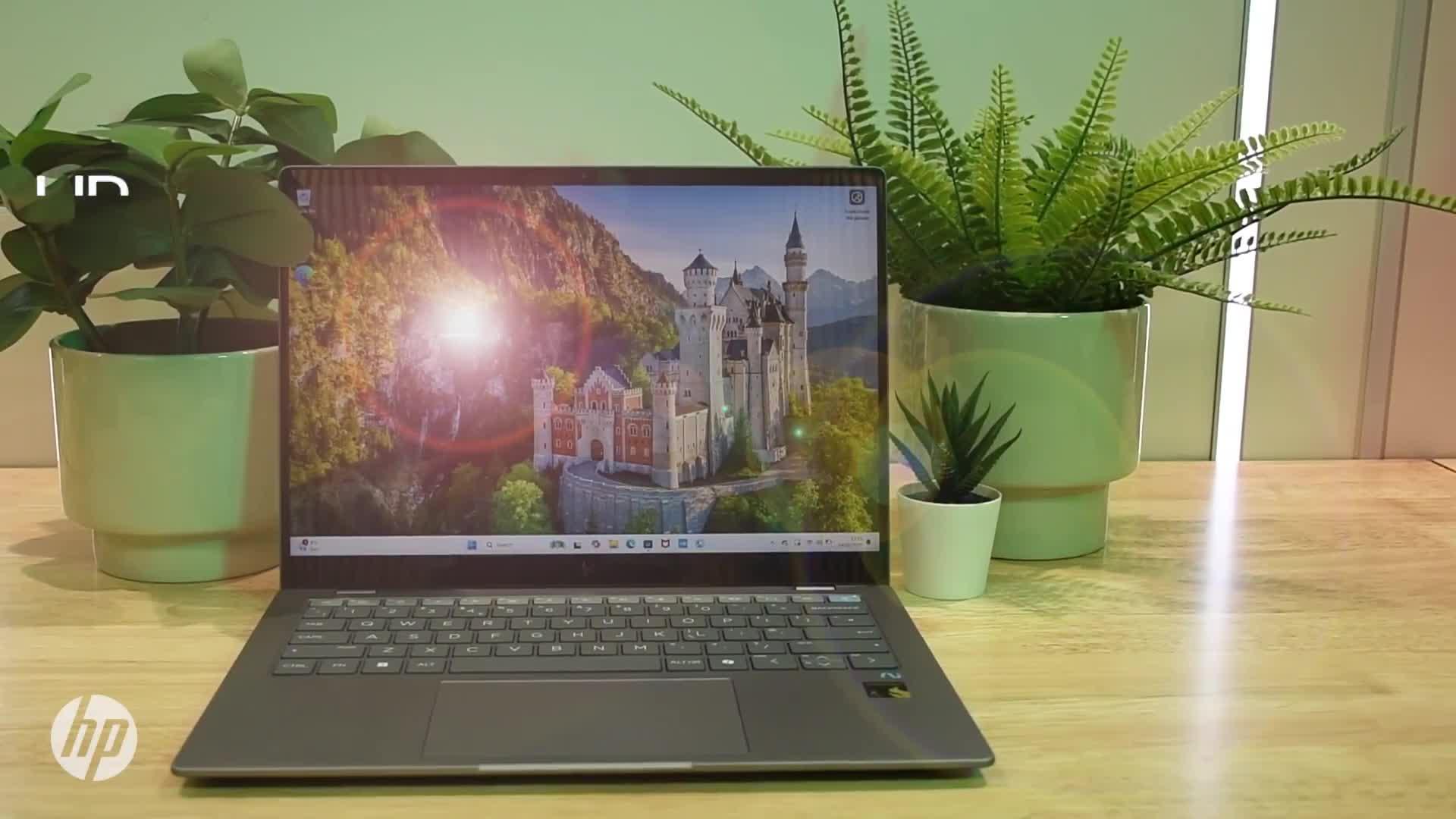 Image thumbnail 8 of 8 of HP OmniBook X 14-fe0000na - Copilot+ PC - Snapdragon X Elite - 16GB RAM - 1TB SSD - 14in - 2.2K IPS Touchscreen - Silver