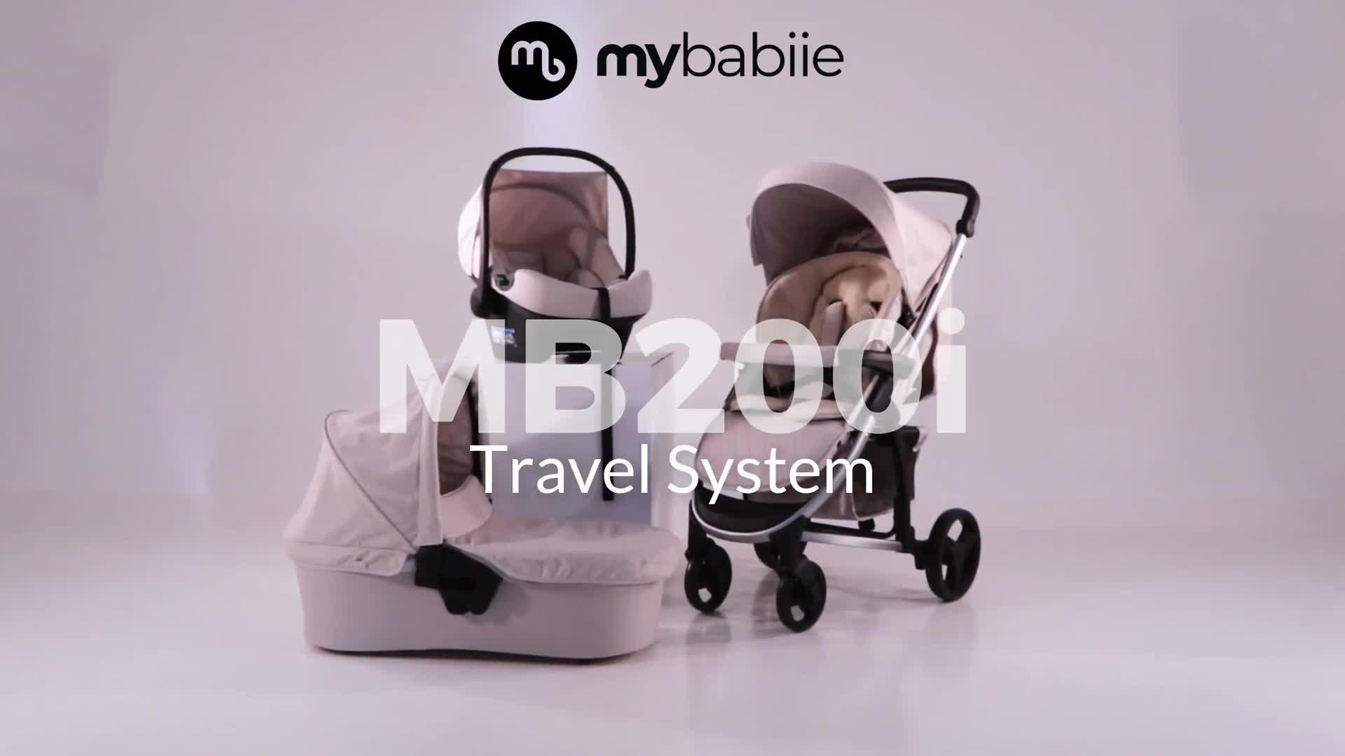 Image thumbnail 8 of 8 of My Babiie MB200i Travel Systems Black Leopard