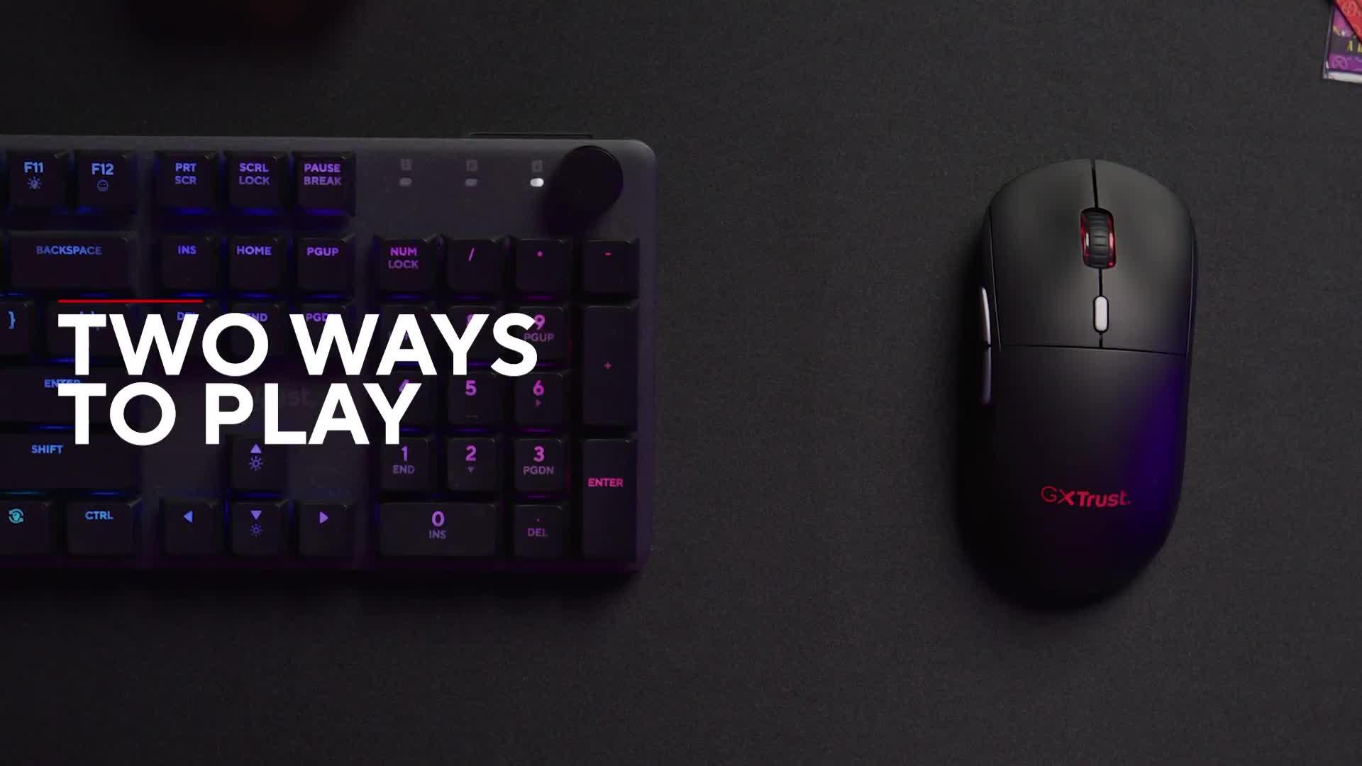Image thumbnail 8 of 8 of Trust GXT926 Redex II Wireless RGB Black Gaming Mouse for PC, Laptop, PS5, PS4, Xbox Series S/X