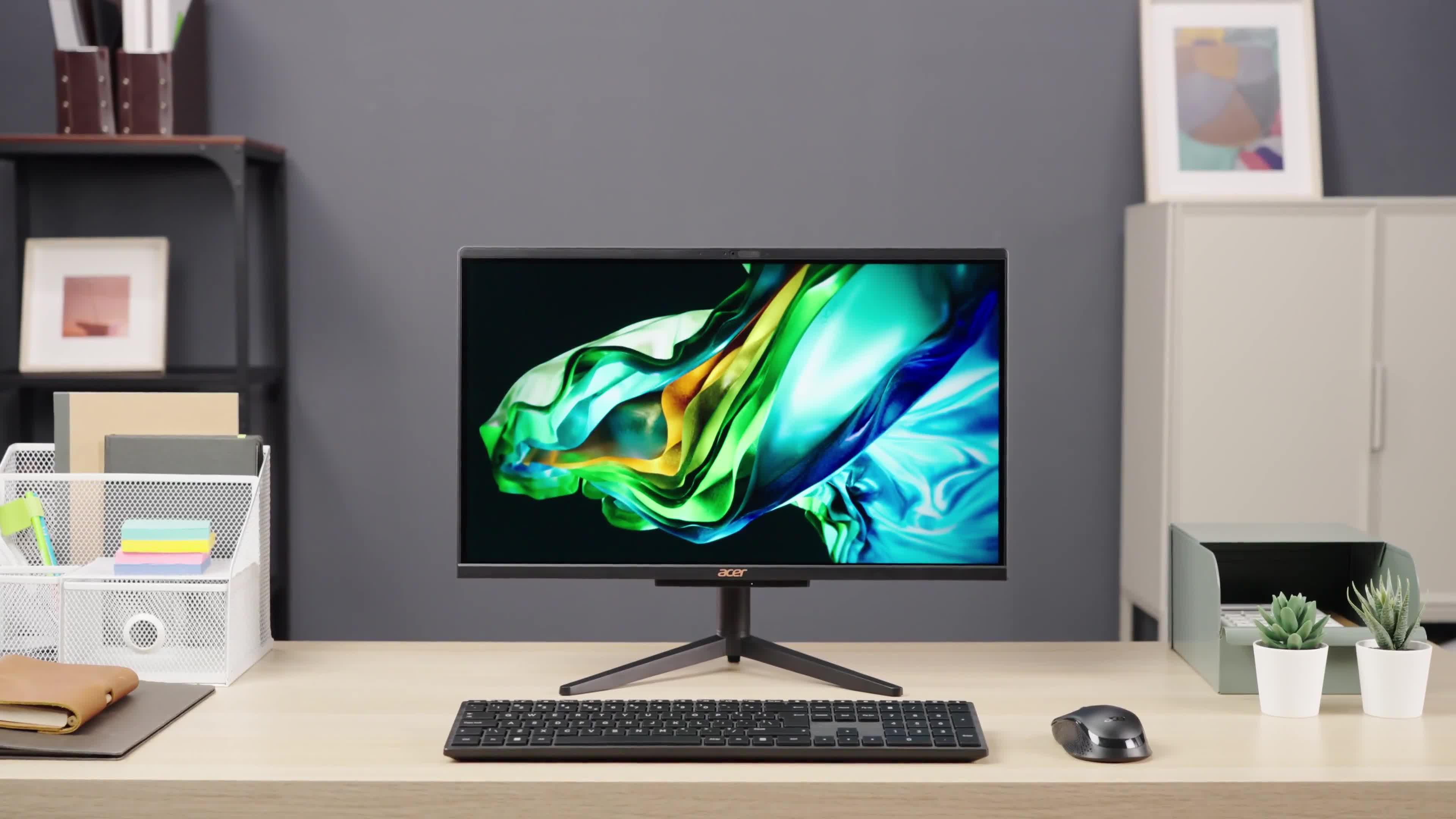 Image thumbnail 8 of 8 of Acer Aspire C22-1610 AIO Desktop - Intel Core i3 N305, 8GB, 512GB SSD, 21.5" Full HD, Windows 11, Black