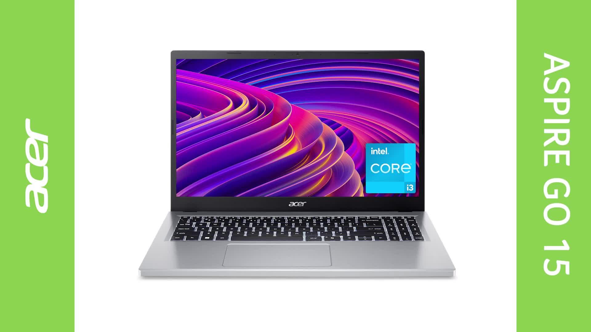 Image thumbnail 8 of 8 of Acer Aspire Go 15&nbsp;Laptop&nbsp;- 15.6in FHD,&nbsp;Intel Core i3-N305,&nbsp;8GB RAM, 256GB SSD - Silver