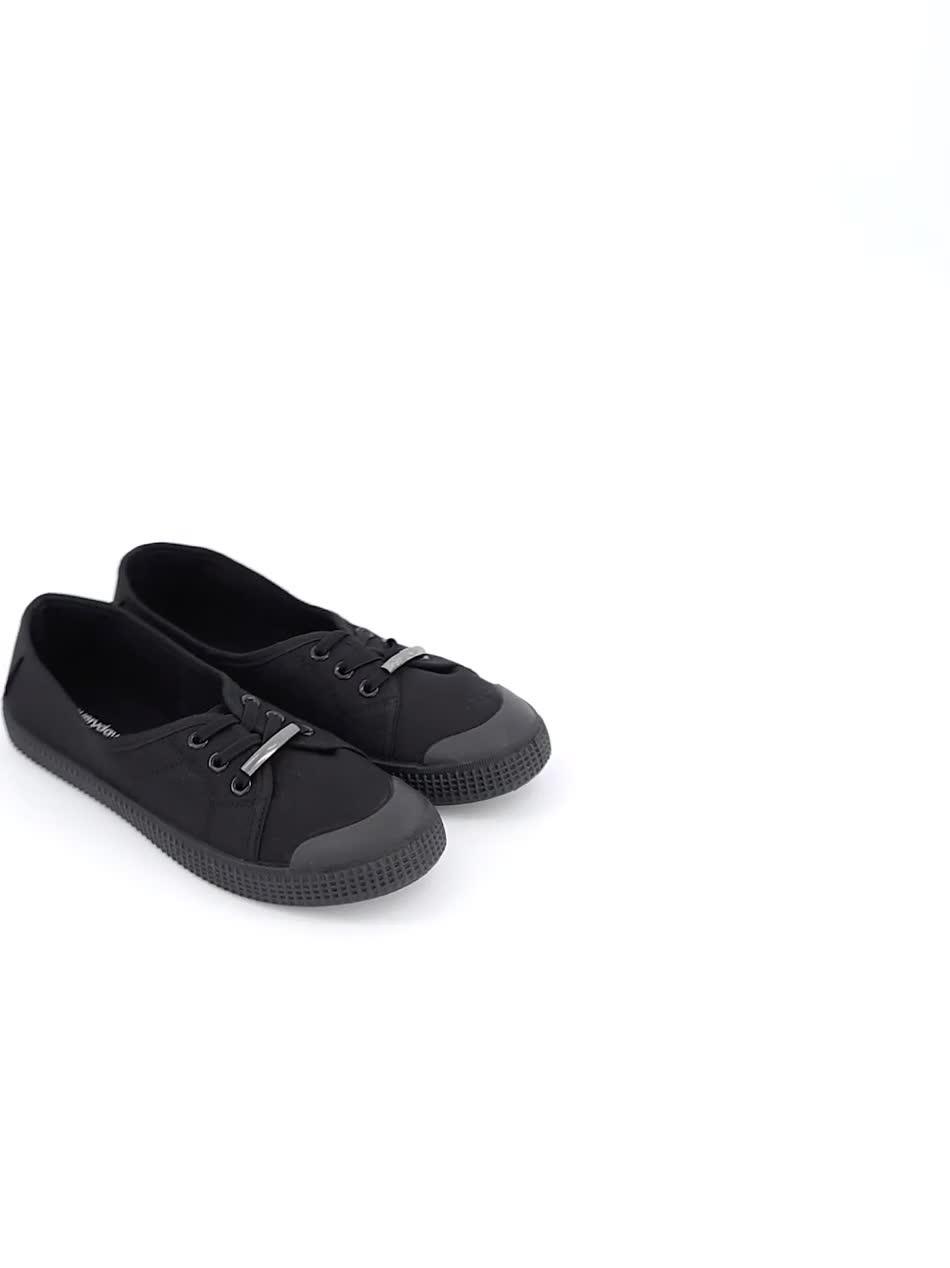 Image thumbnail 7 of 7 of Everyday Wide Fit Elastic Lace Pumps - Black&nbsp;