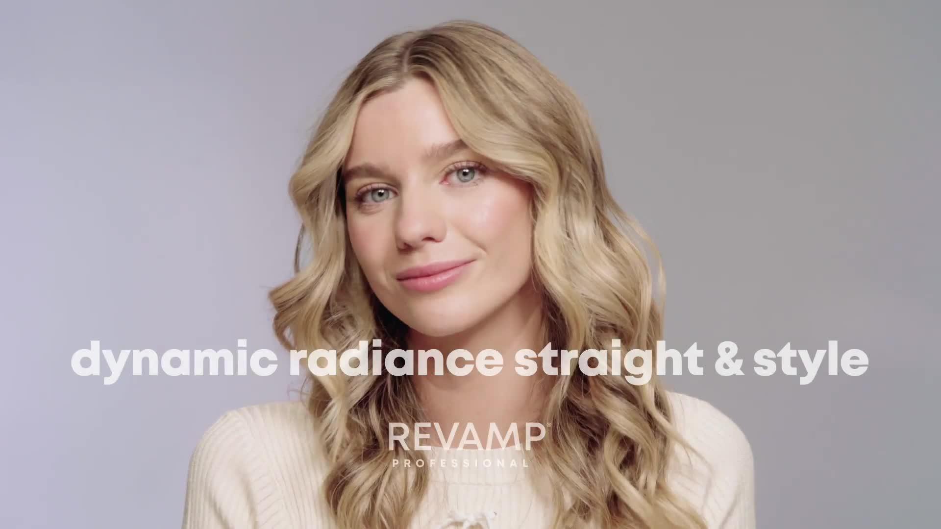 Image thumbnail 8 of 8 of Revamp Dynamic Radiance Straight &amp; Style Ceramic Ionic Hair Straightener
