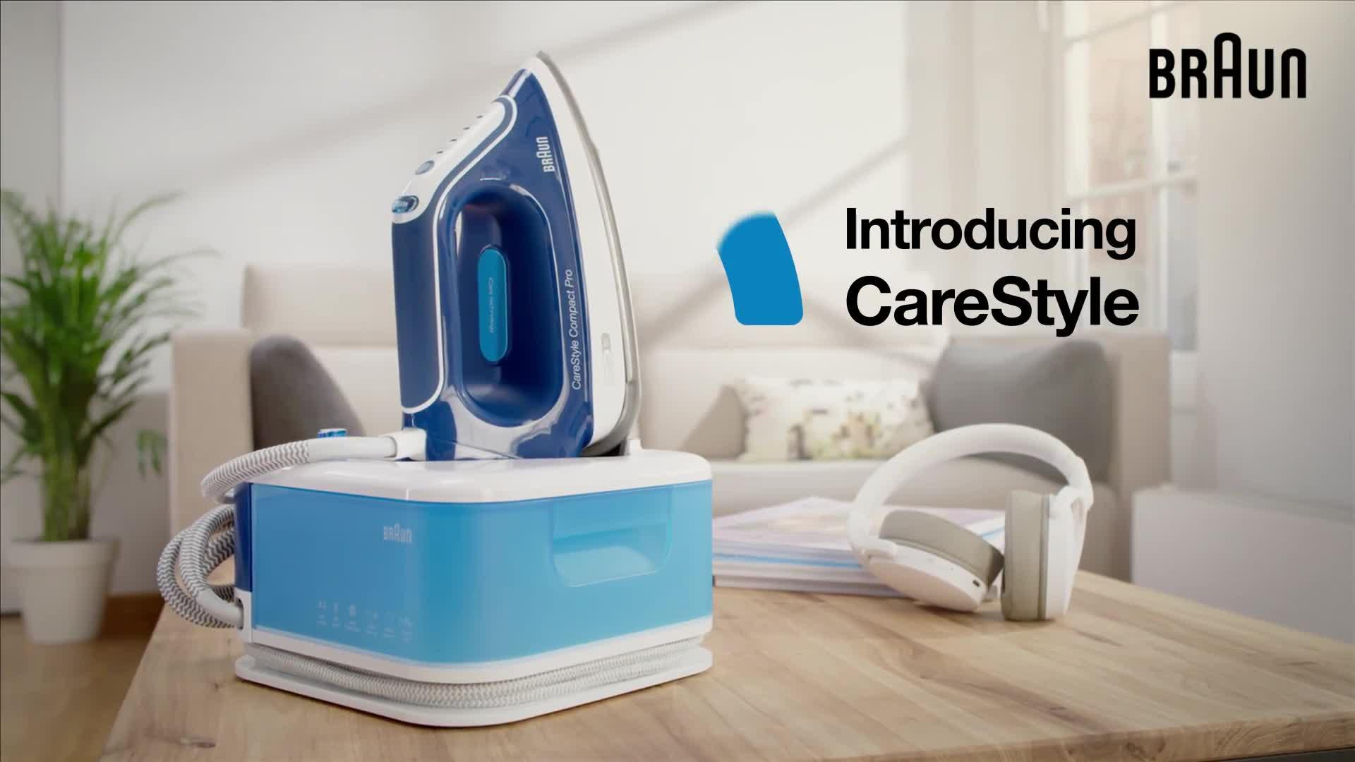 Image thumbnail 8 of 8 of Braun IS2565BL CareStyle Compact Pro Steam Iron - Blue