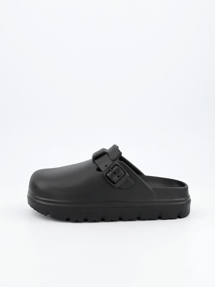 Image thumbnail 7 of 7 of Everyday Eva Closed Toe Clog With Buckle - Black