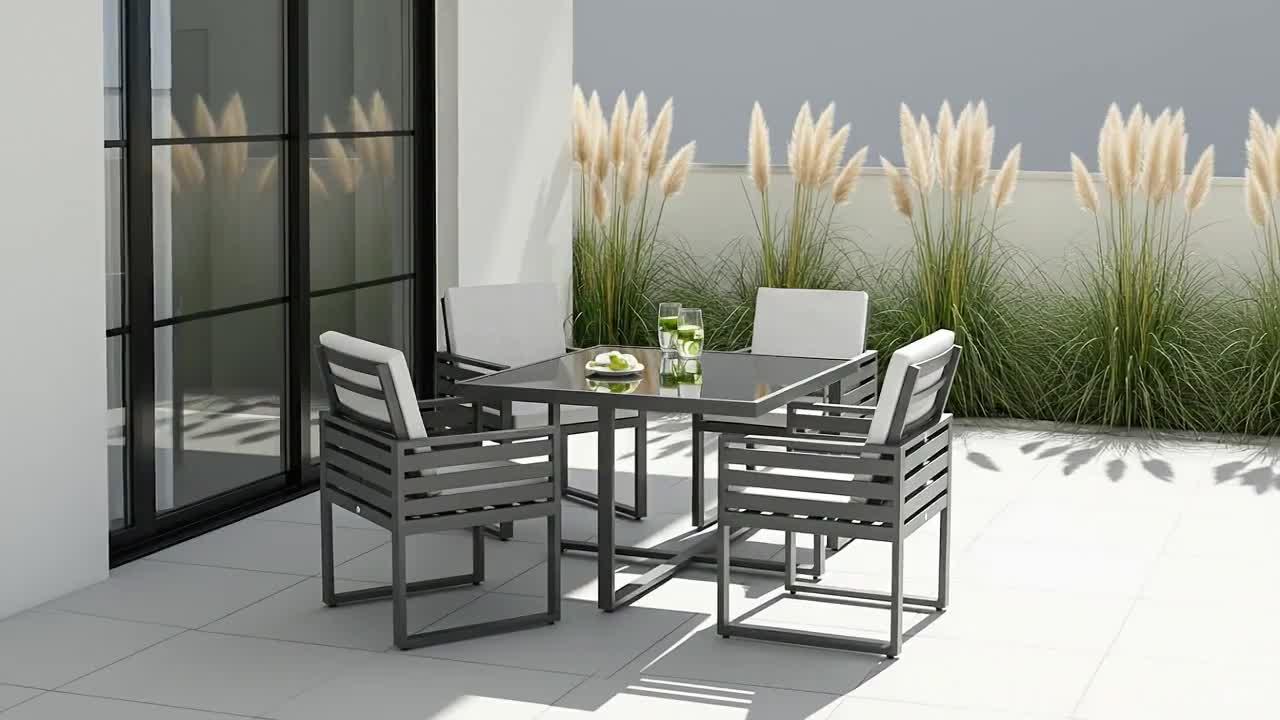 Image thumbnail 8 of 8 of Very Home Cuba 4 Seater Cube Set