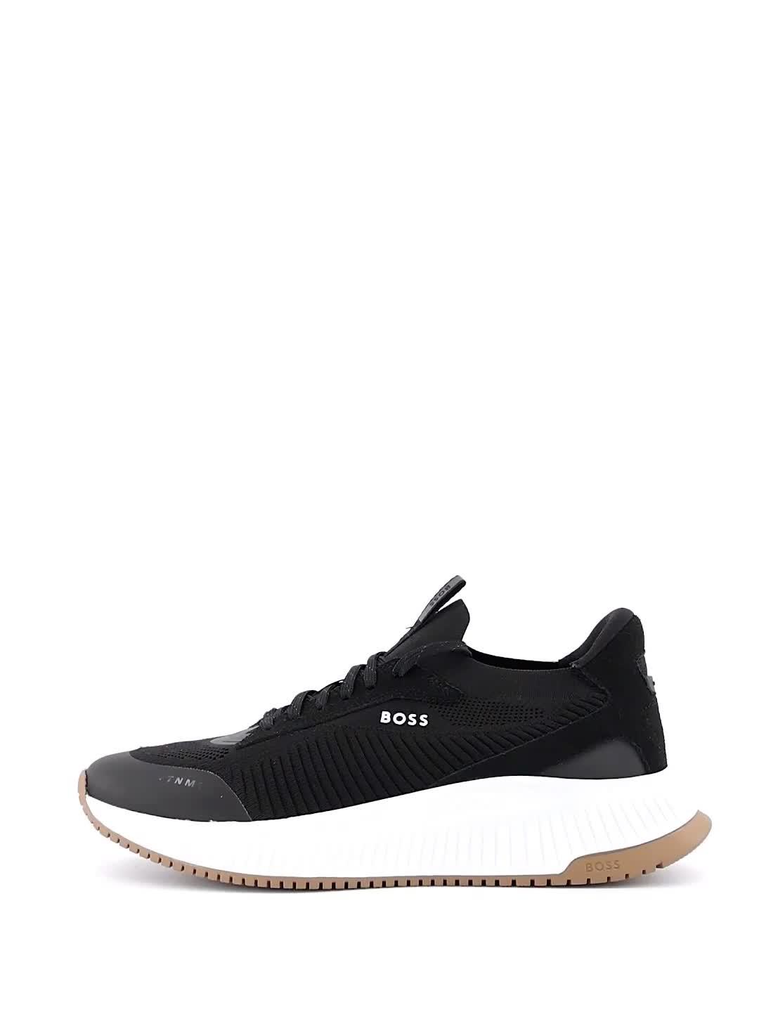 Image thumbnail 7 of 7 of BOSS TTNM Evo Knitted Runners - Black/White
