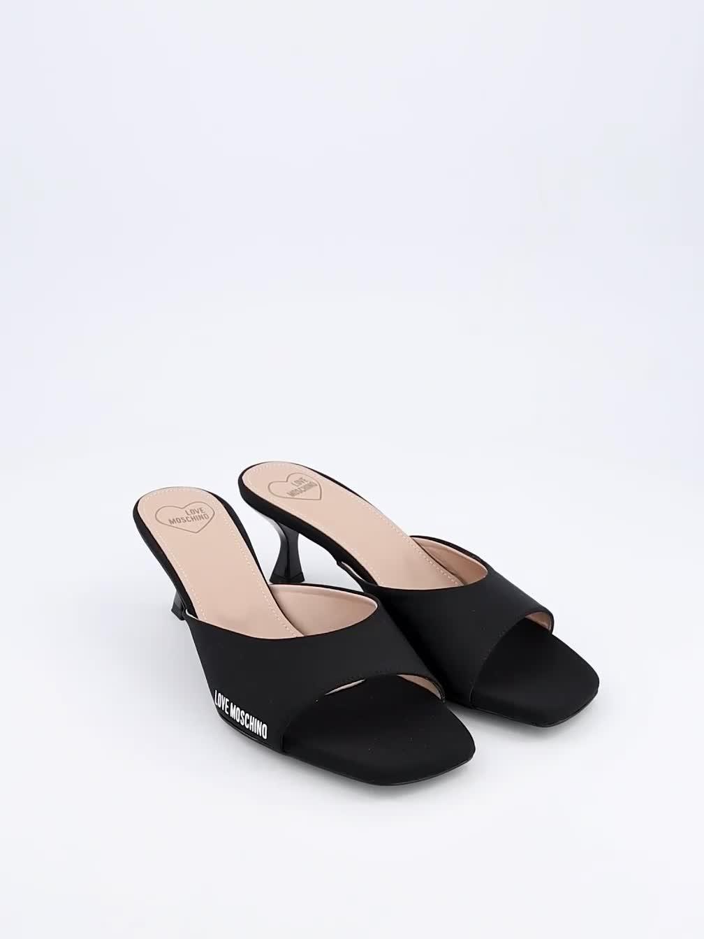 Image thumbnail 6 of 6 of LOVE MOSCHINO Logo Kitten Heel Mule