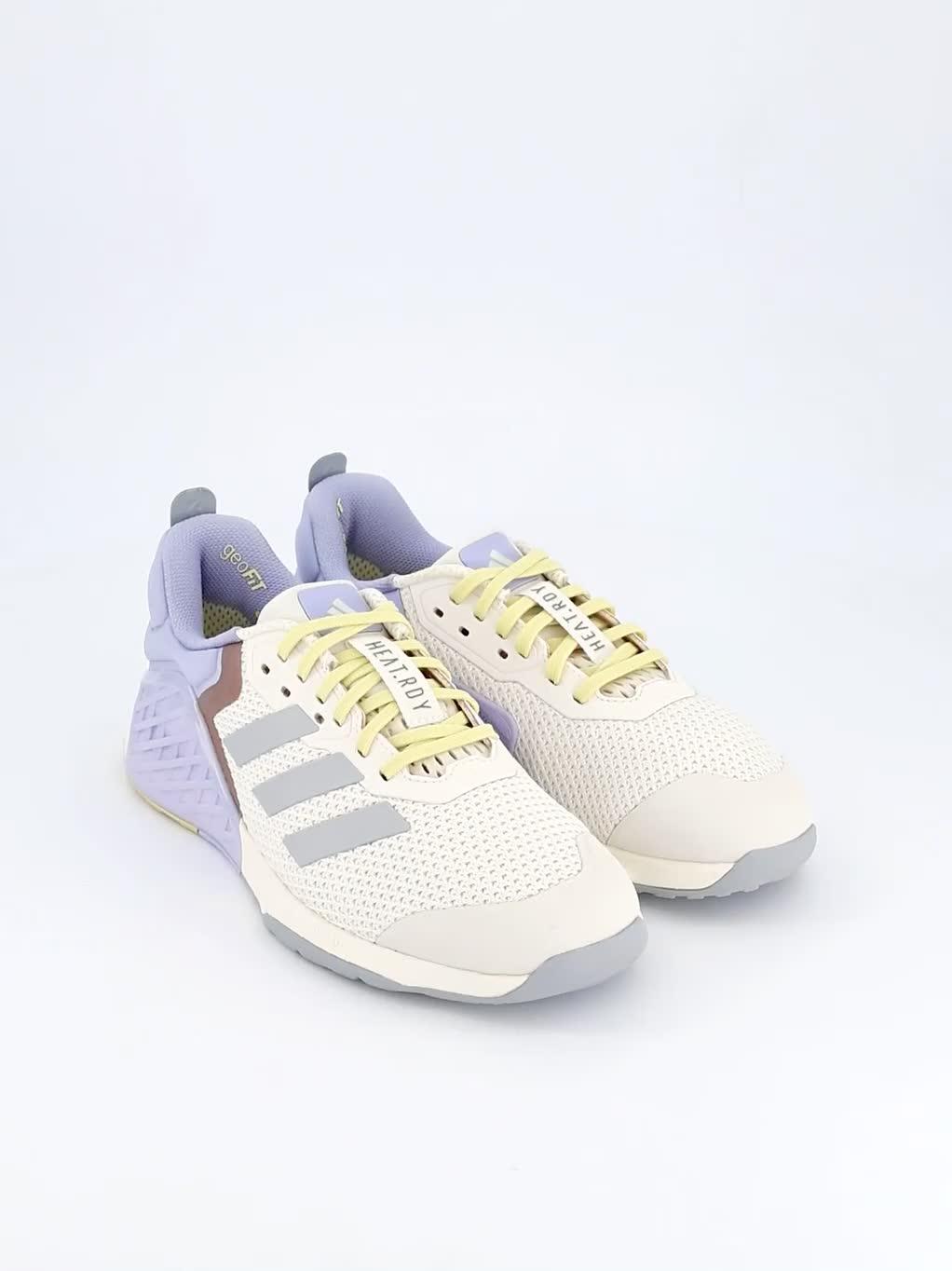 Image thumbnail 8 of 8 of adidas Womens Training Dropset 3 Trainer - White/Purple