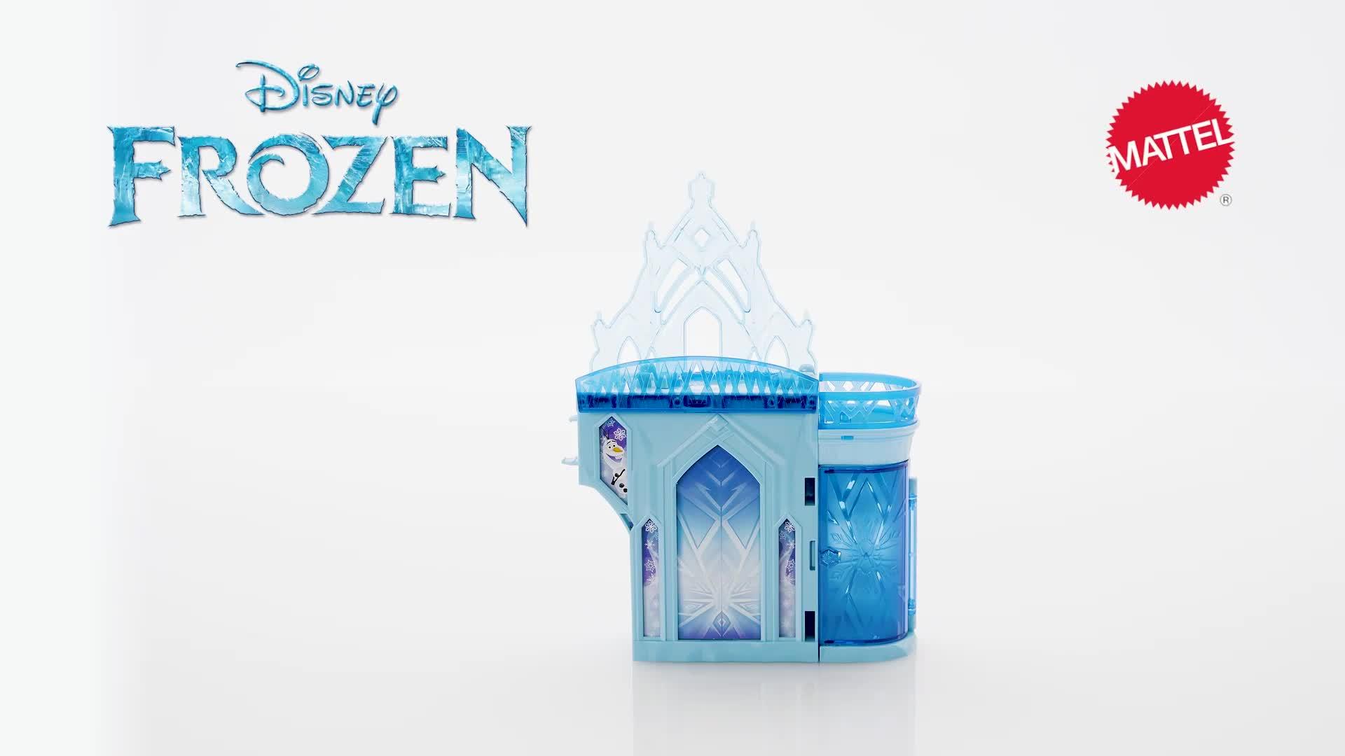 Image thumbnail 8 of 8 of Disney Frozen Elsa Stackable Castle Doll House Playset with Small Doll and 8 Pieces