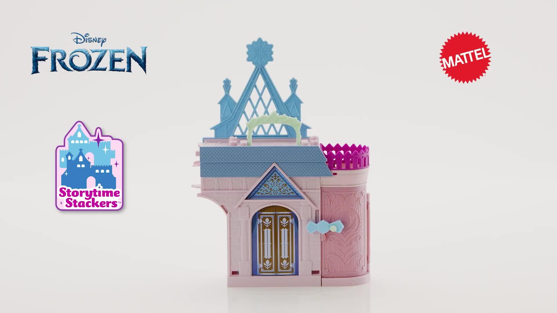Image thumbnail 8 of 8 of Disney Frozen Storytime Stackers Playset, Anna's Arendelle Castle Dollhouse with Small Doll