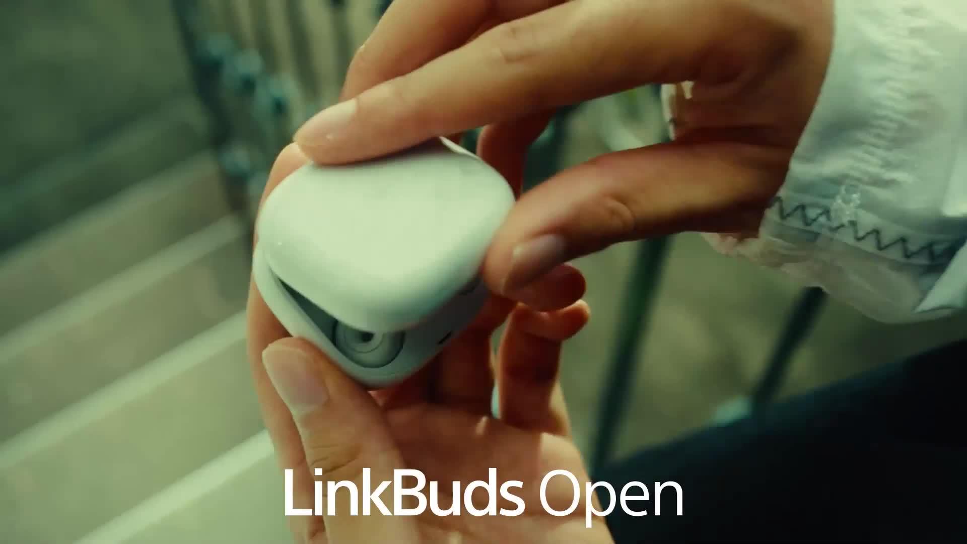 Image thumbnail 8 of 8 of Sony LinkBuds Open - Truly Wireless Bluetooth Open Ear Buds - Transparent Sound - Black