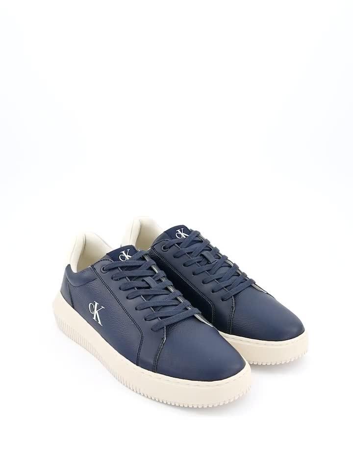 Image thumbnail 7 of 7 of Calvin Klein Chunky Cupsole Leather Trainers - Navy