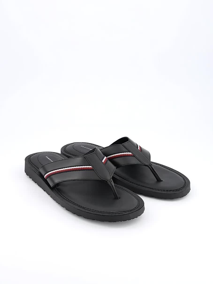 Image thumbnail 6 of 6 of Tommy Hilfiger Core Toe Post Sandals - Black