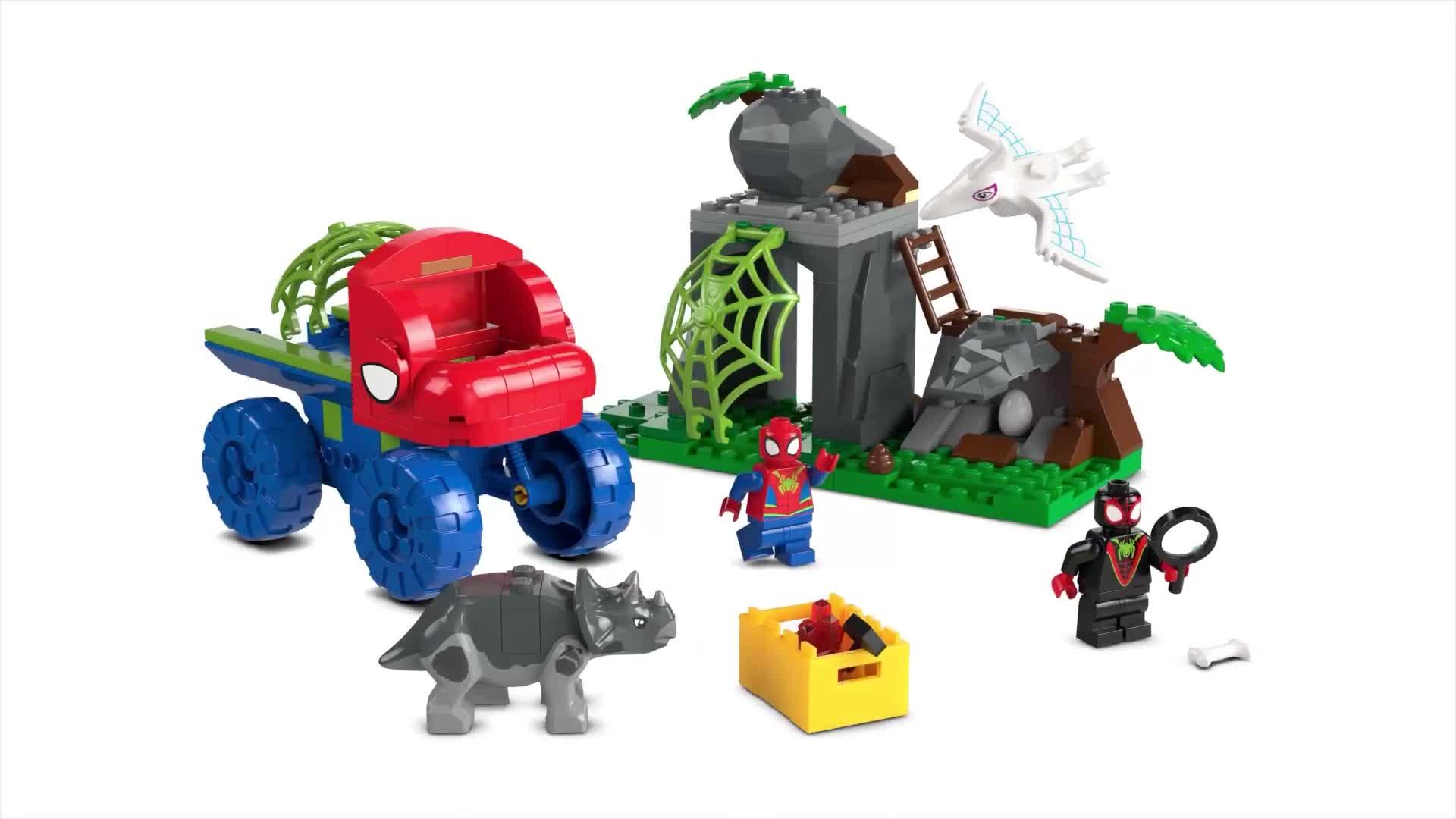 Image thumbnail 8 of 8 of LEGO Spiderman Team Spidey Dino Crawler Rescue 11199