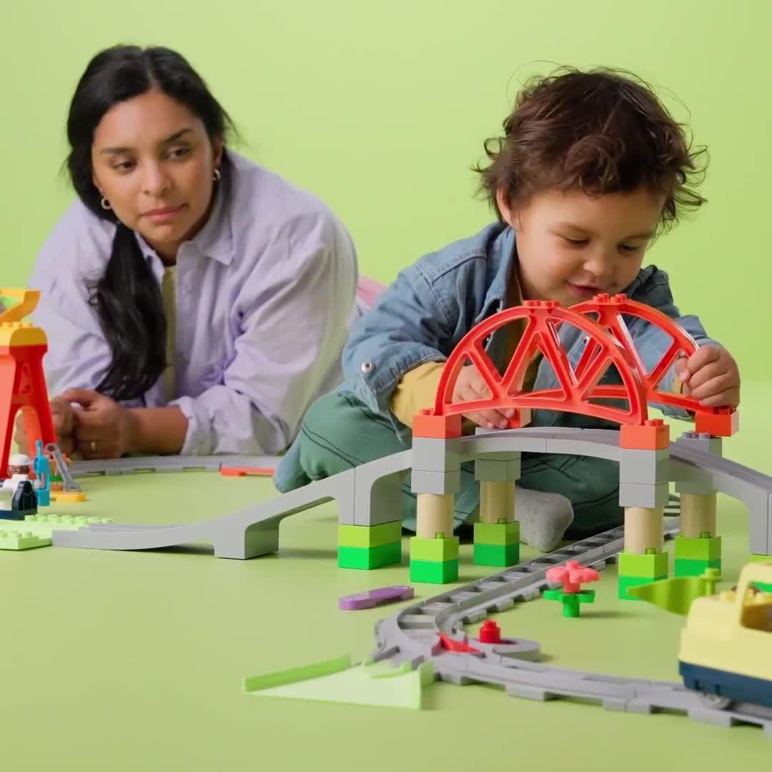 Image thumbnail 7 of 7 of LEGO Duplo Train Bridge and Tracks Expansion 10426