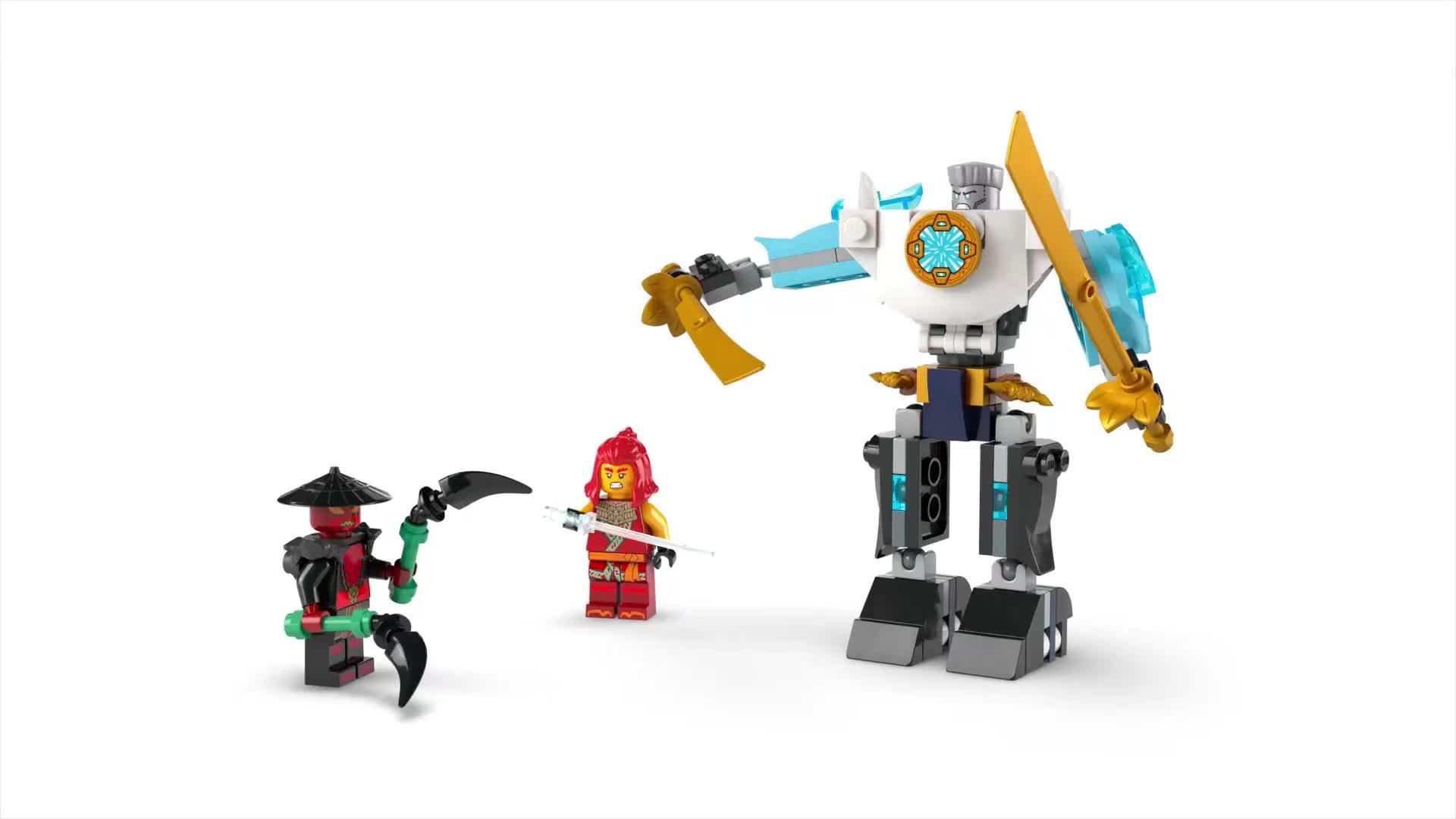Image thumbnail 8 of 8 of LEGO Ninjago Zane&rsquo;s Battle Suit Mech Toy Set 71827