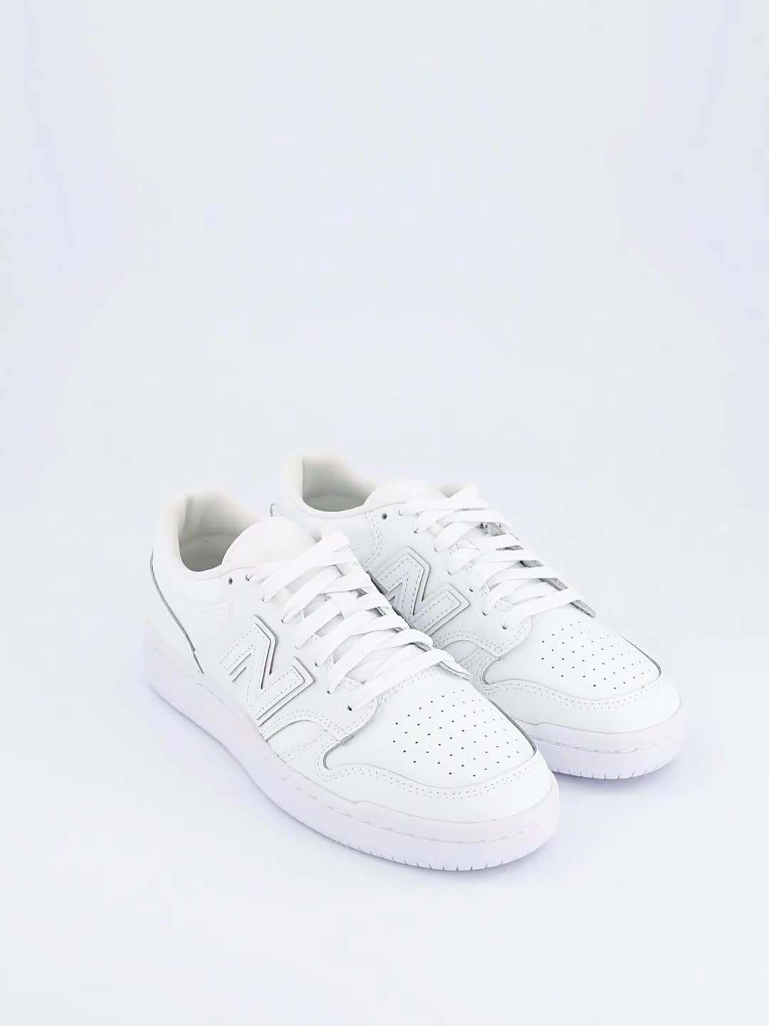 Image thumbnail 7 of 7 of New Balance Unisex 480 Trainers - White