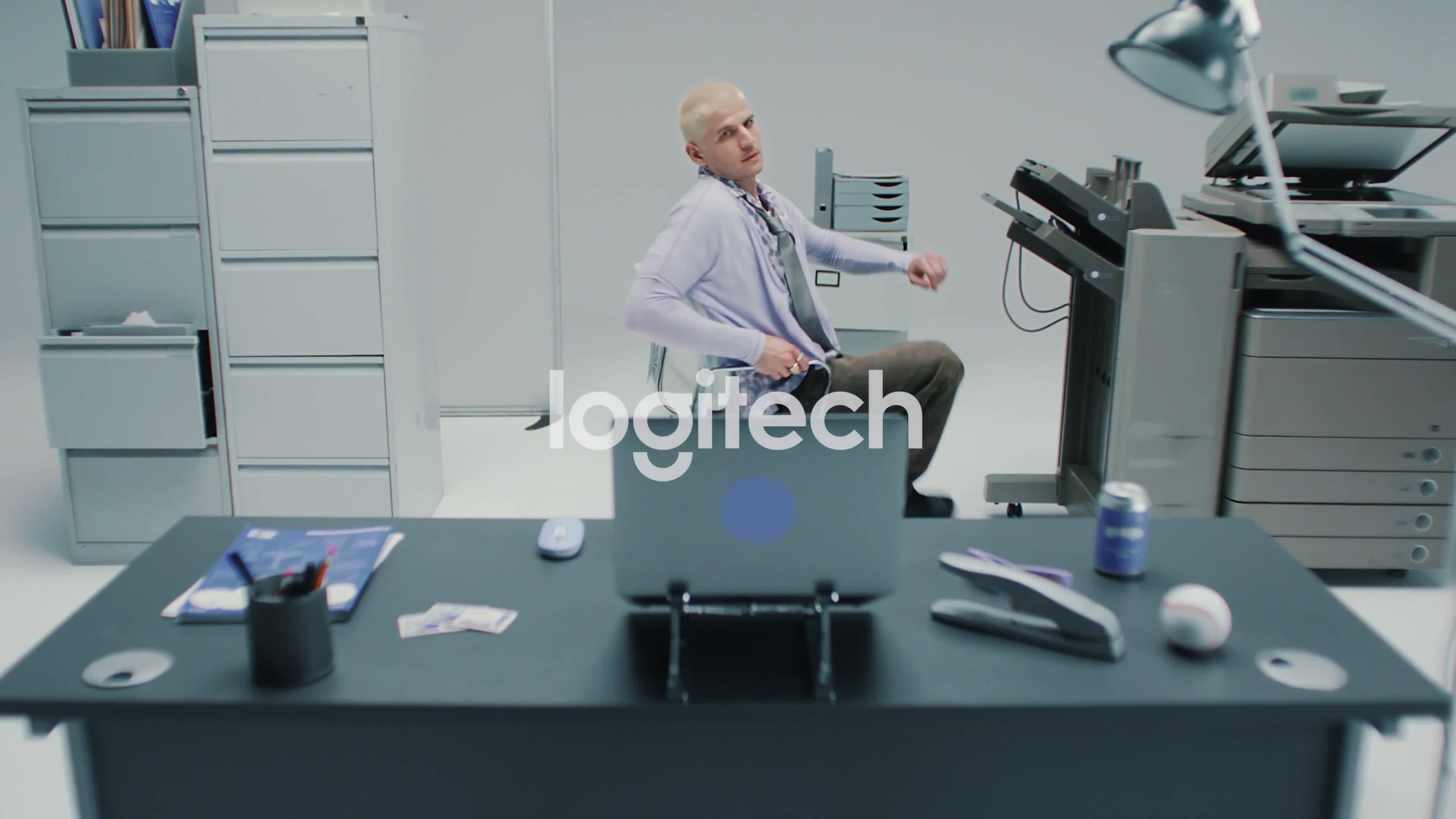 Image thumbnail 8 of 8 of Logitech POP ICON KEYS Wireless Bluetooth Keyboard for Laptop, Tablet, PC &ndash; Off-Rose And Off-White