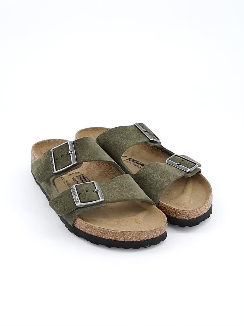Image thumbnail 6 of 6 of Birkenstock Arizona Suede Sandal - Khaki