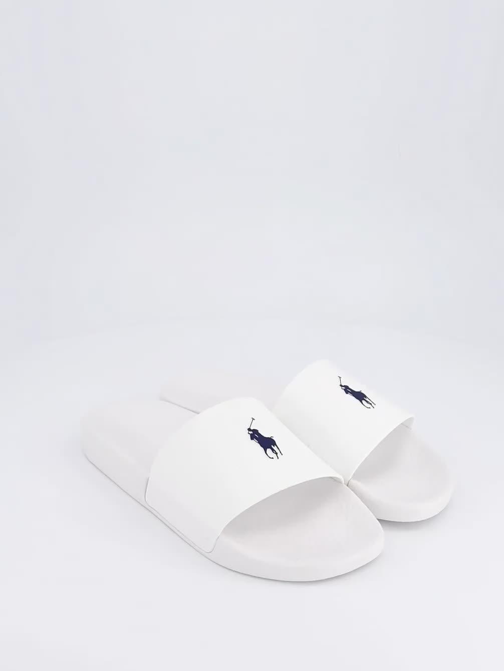 Image thumbnail 6 of 6 of Polo Ralph Lauren Pool Slider - White