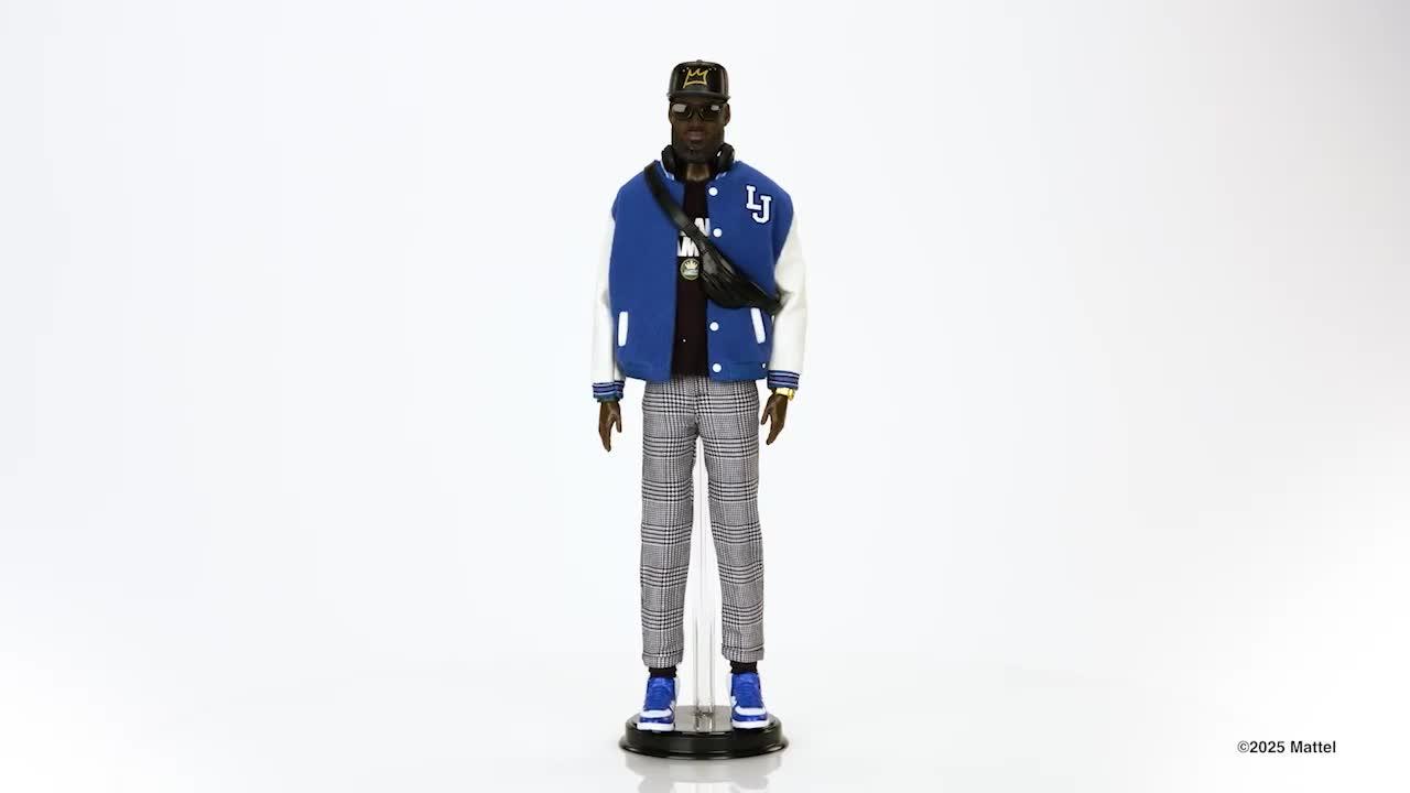 Image thumbnail 8 of 8 of Barbie Signature LeBron James Kenbassadors Doll Collectible with Varsity Jacket Outfit &amp; Accessories