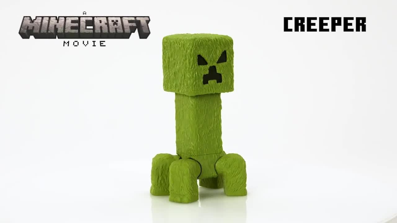 Image thumbnail 8 of 8 of Minecraft Creeper Large-Scale Action Figure, 12-inch Character Collectible Inspired by the Movie