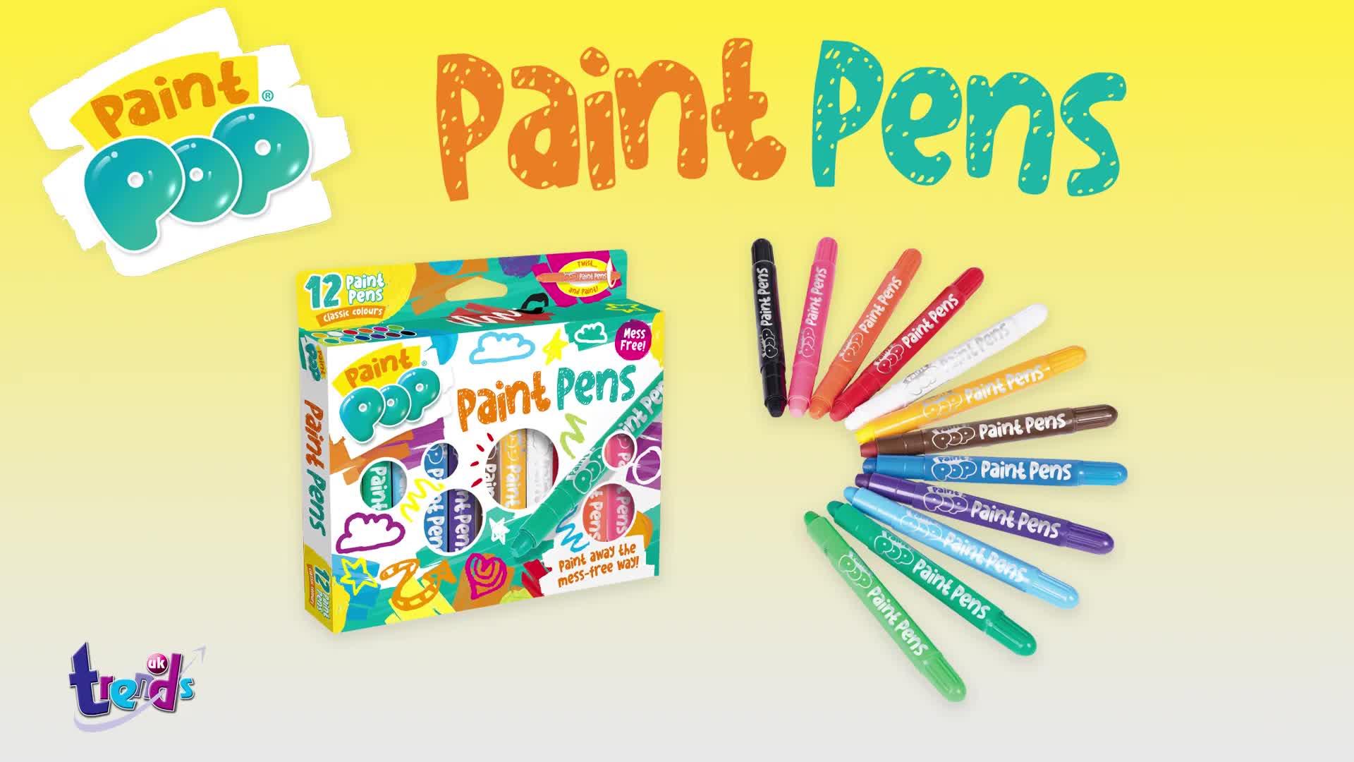 Image thumbnail 8 of 8 of Paint Pop Paint Pens 12pk