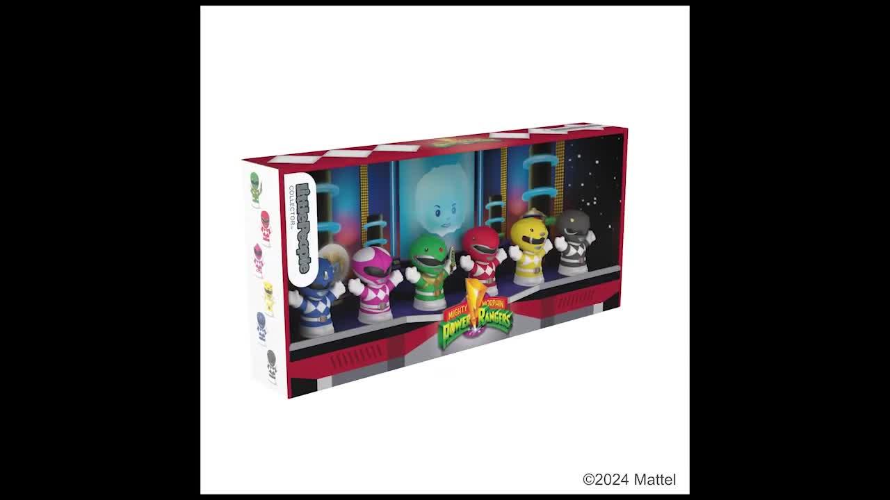 Image thumbnail 7 of 7 of Fisher-Price Little People Collector Power Rangers Special Edition Set for Adults &amp; Fans, 6 Figures