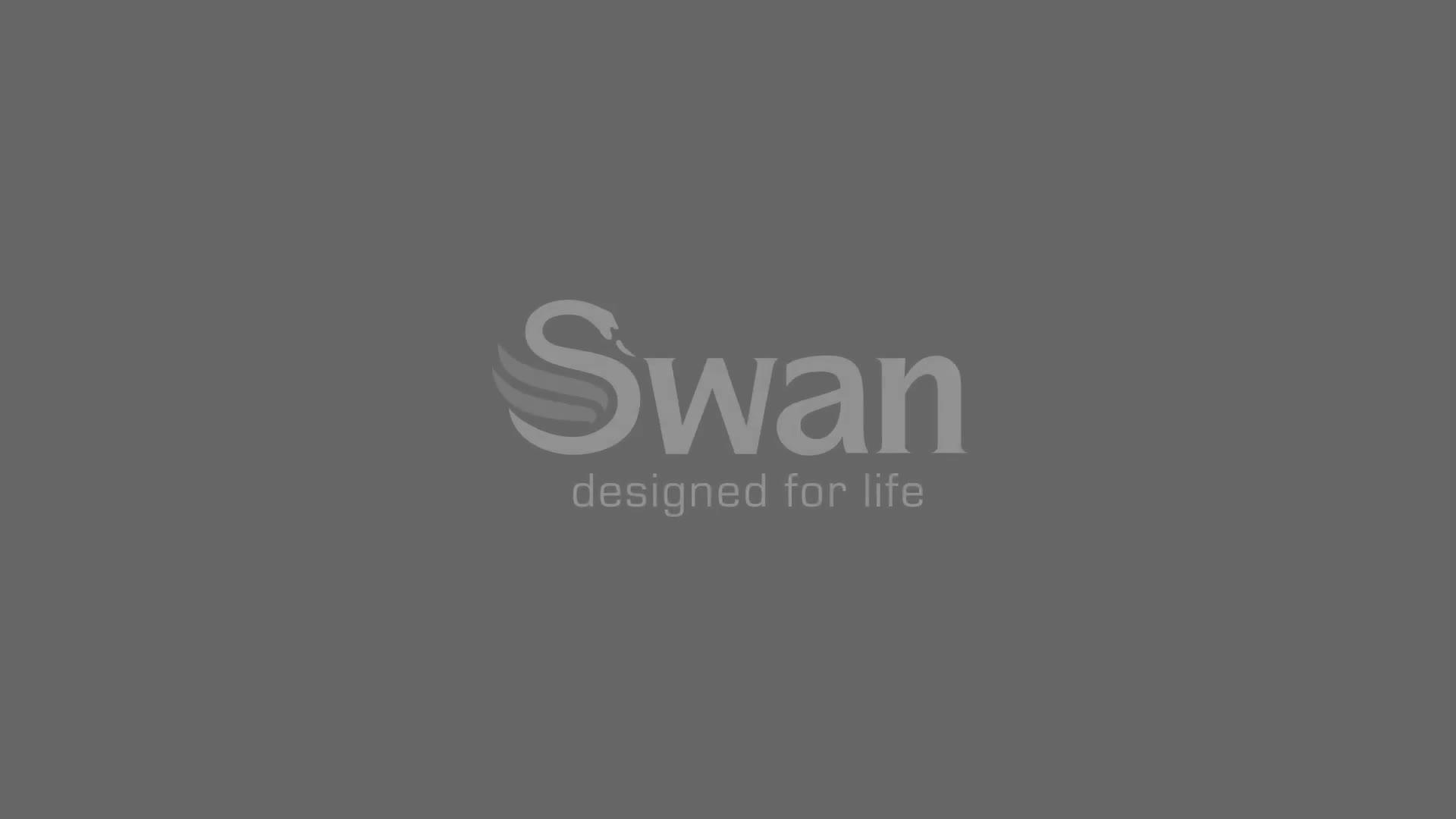 Image thumbnail 8 of 8 of Swan SR11010GRNE Retro Grey Top Mounted Fridge Freezer 208L