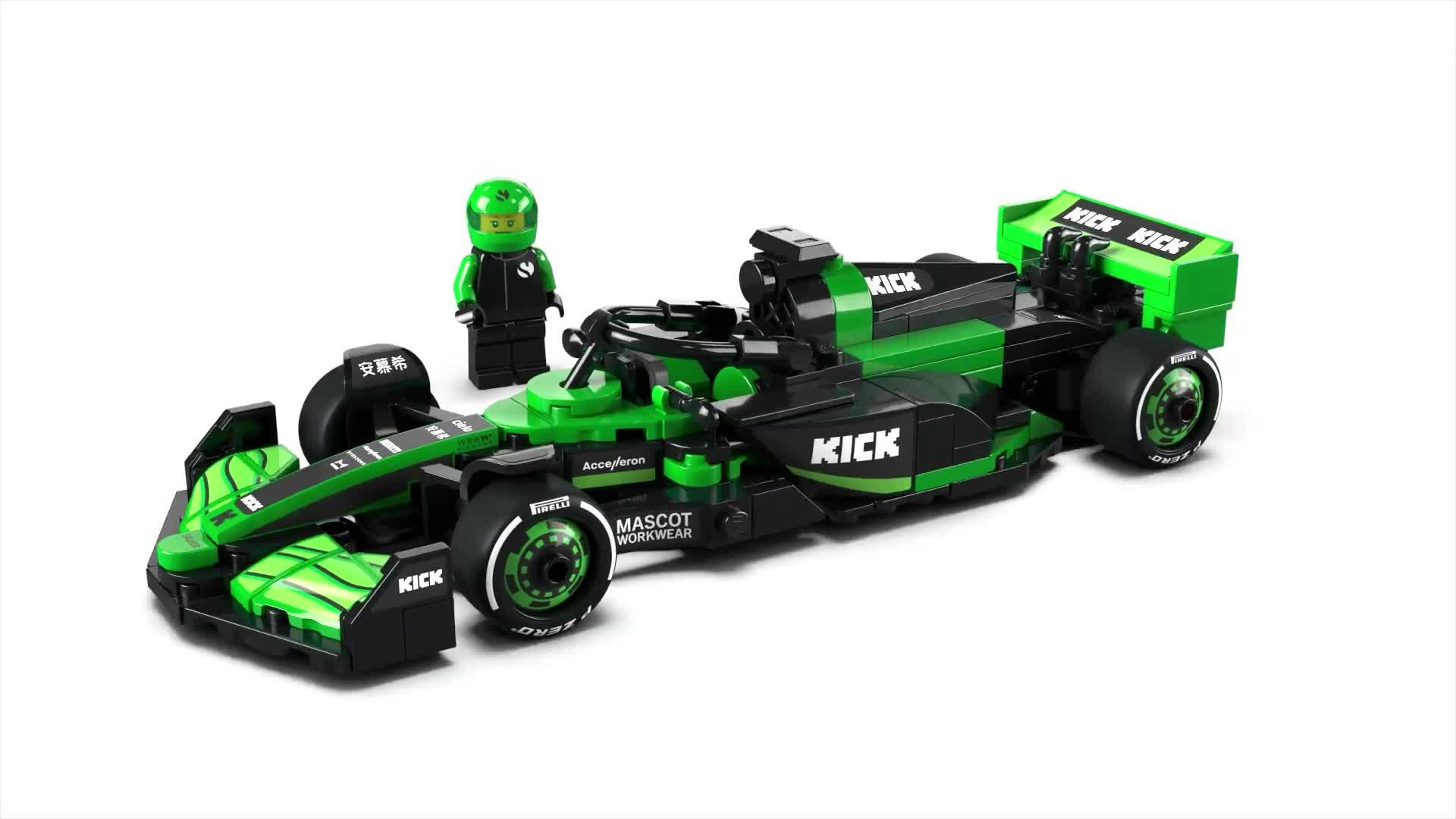 Image thumbnail 8 of 8 of LEGO Speed Champions KICK Sauber F1 Team C44 Race Car 77247