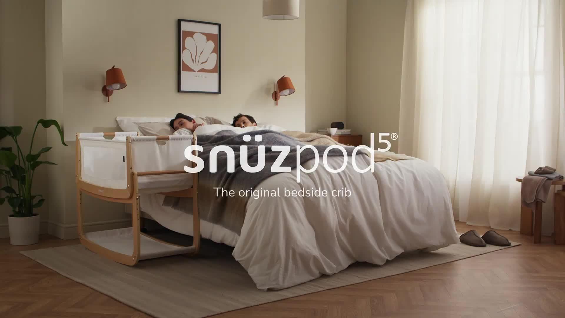 Image thumbnail 8 of 8 of Snuz SnuzPod 5 Bedside Crib - Pebble
