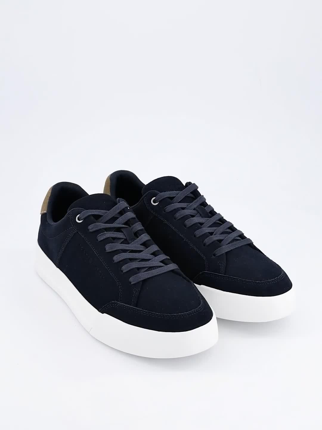 Image thumbnail 7 of 7 of Tommy Hilfiger Court Summer Suede Trainers - Navy
