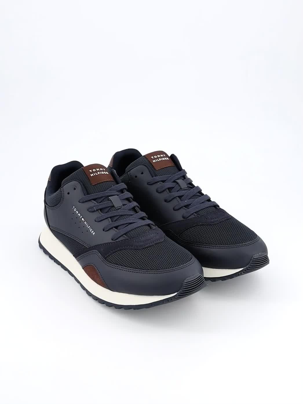 Image thumbnail 7 of 7 of Tommy Hilfiger Mix Eva Runner Trainers - Navy