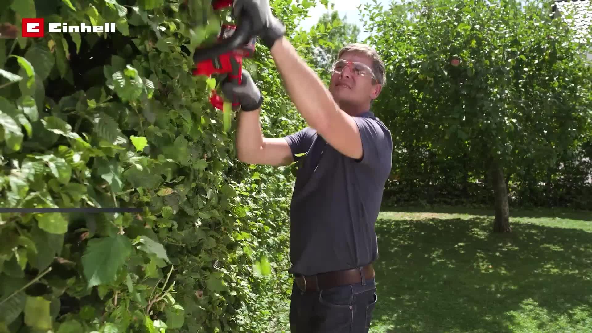 Image thumbnail 8 of 8 of Einhell Garden Expert Cordless Handheld Hedge Trimmer GE-CH 18/60 Li Solo