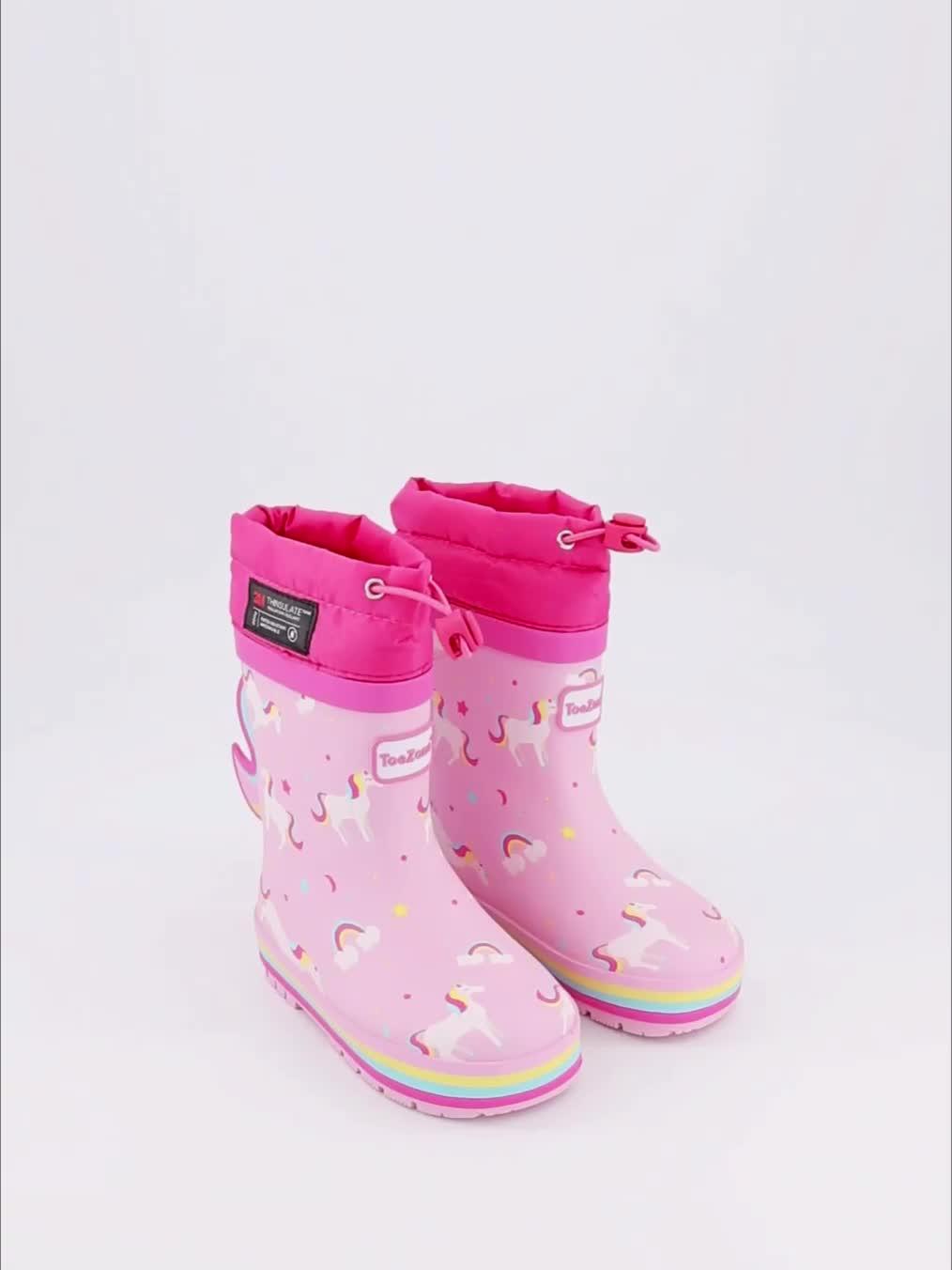 Image thumbnail 7 of 7 of V by Very Girls Unicorn Thinsulate Rubber Wellies