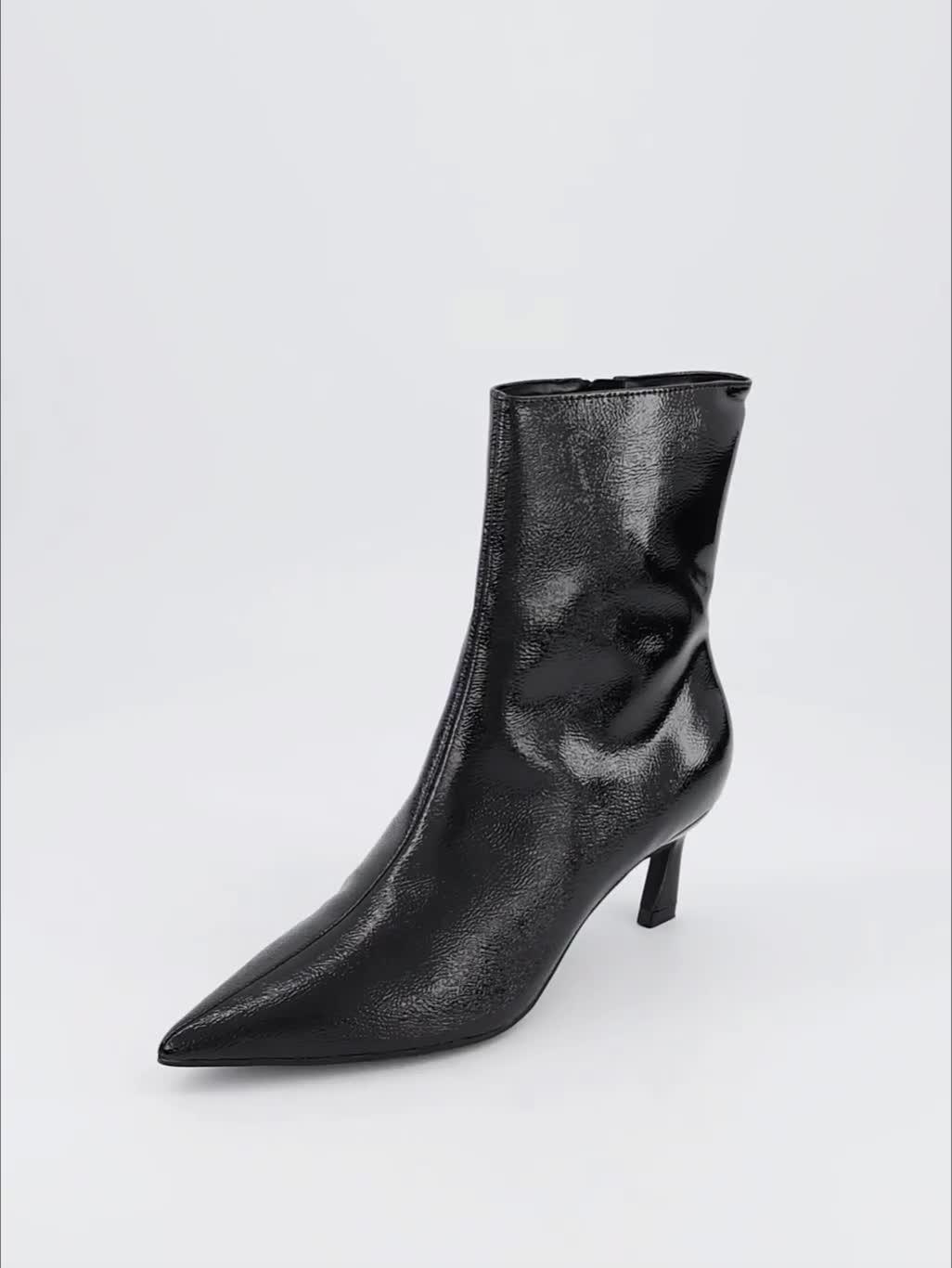 Image thumbnail 7 of 7 of The Very Collection Pointed Toe Ankle Boot - Black